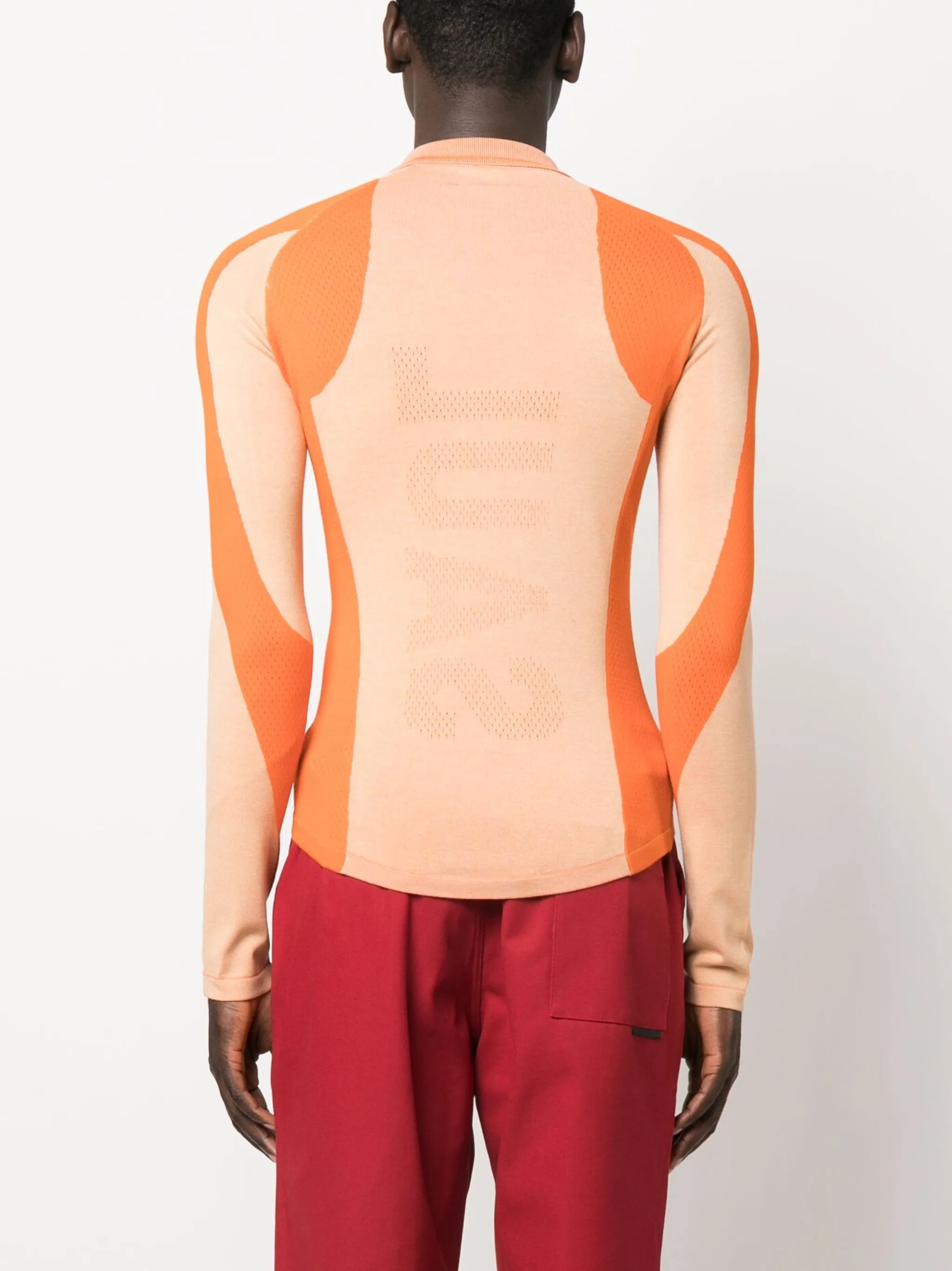 panelled knit compression top