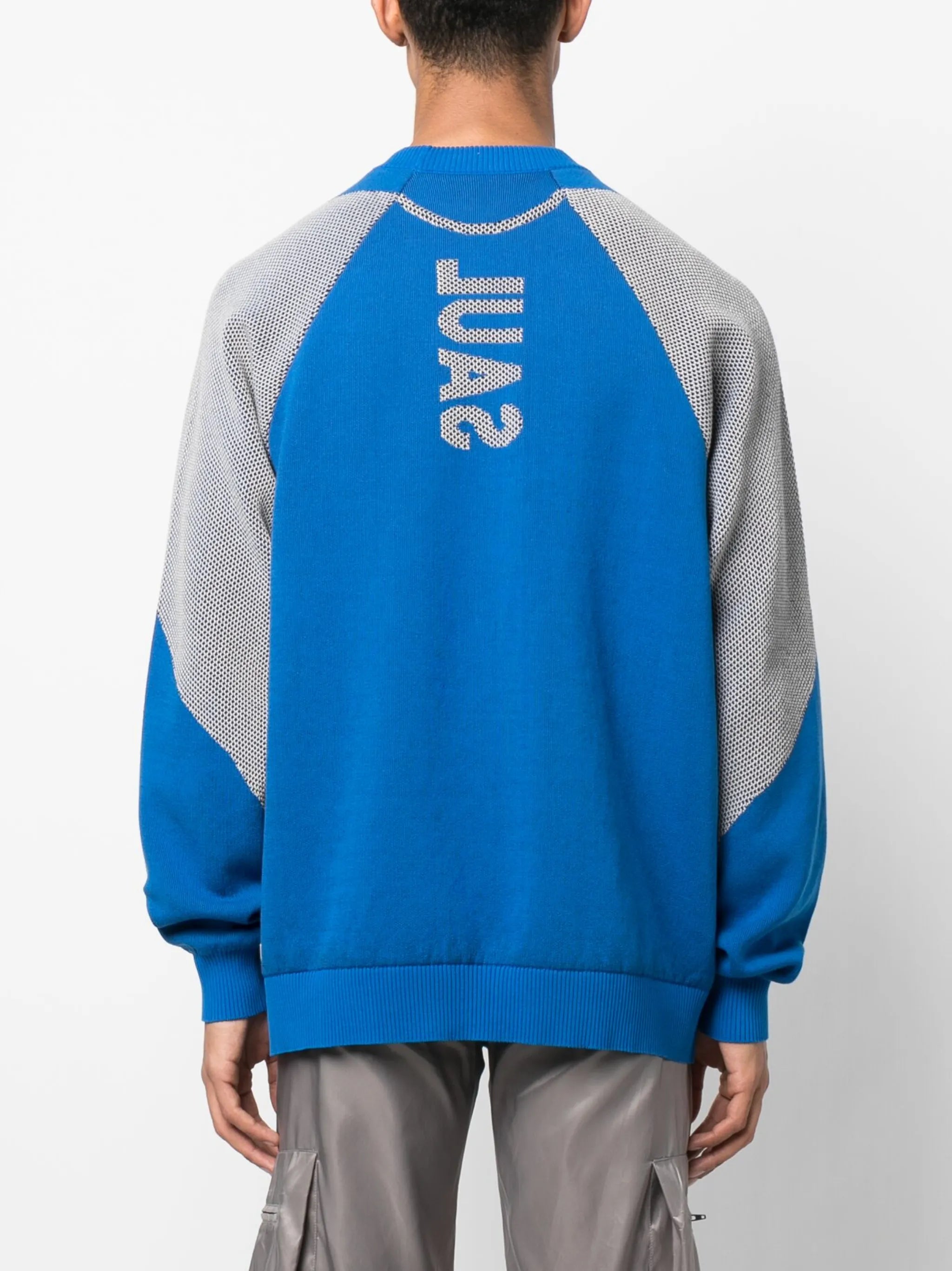 logo-print knitted sweatshirt