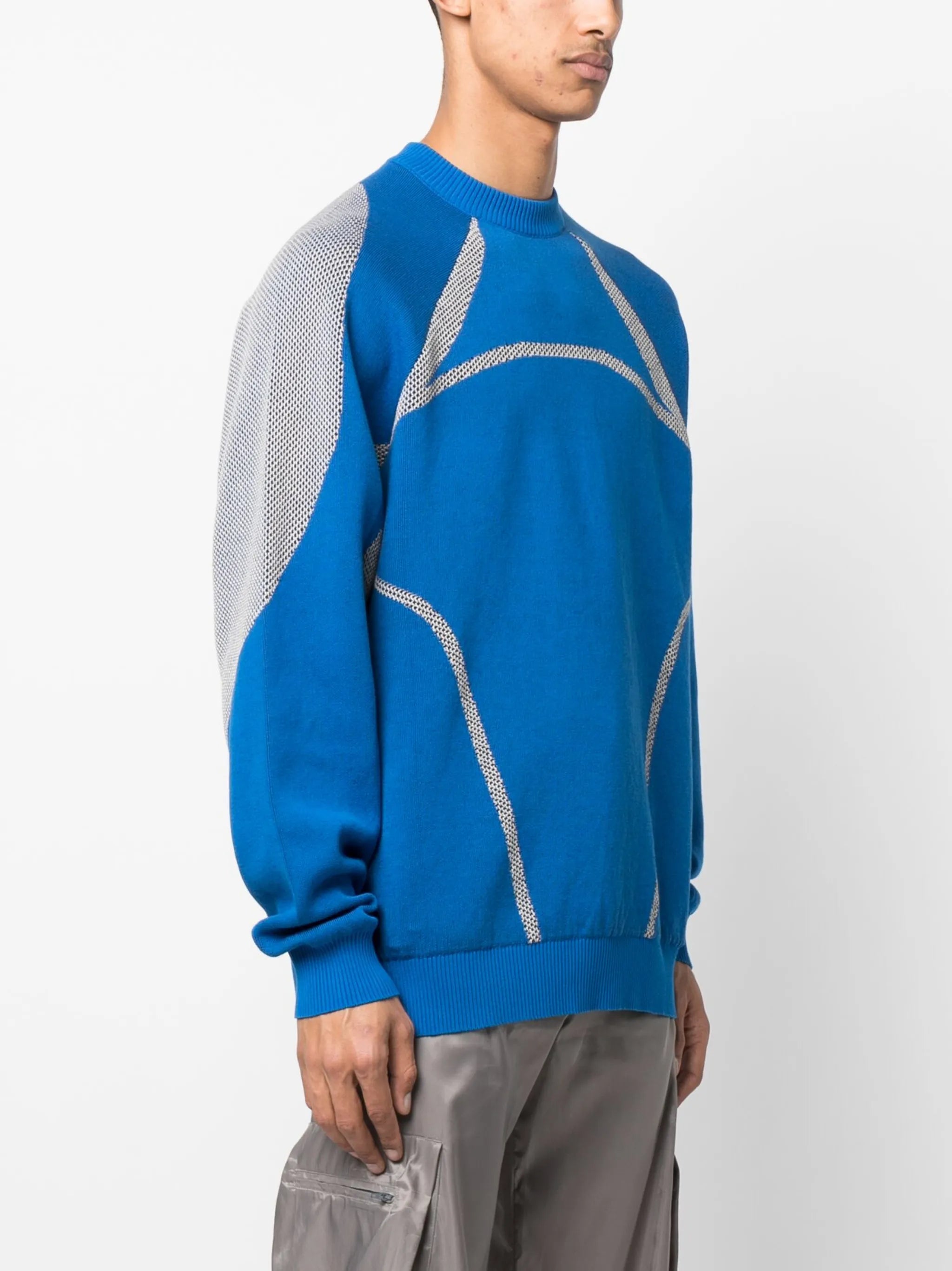 logo-print knitted sweatshirt