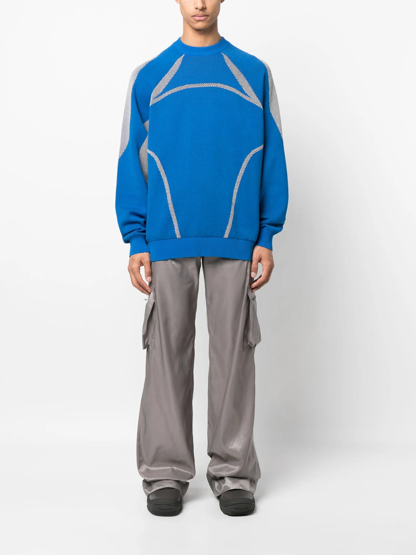 logo-print knitted sweatshirt