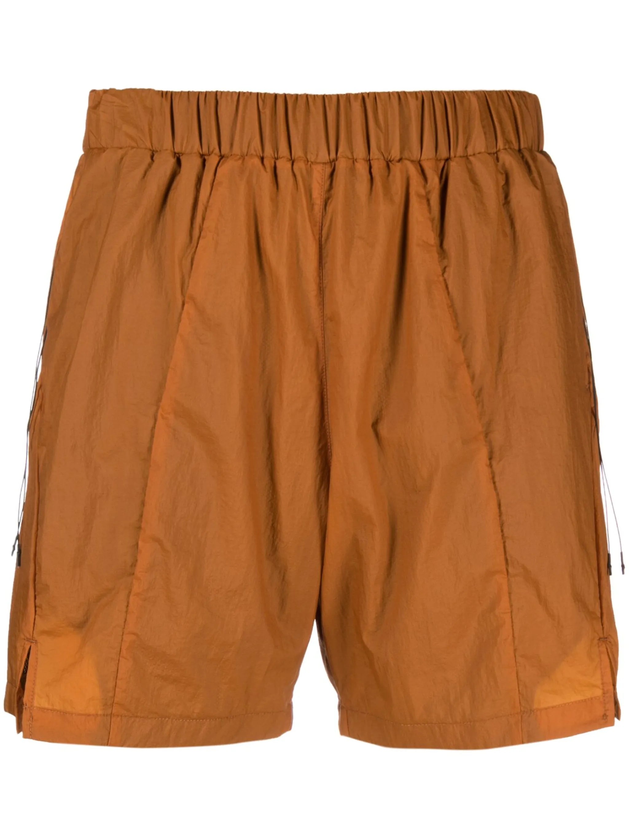 elasticated-waistband lightweight shorts