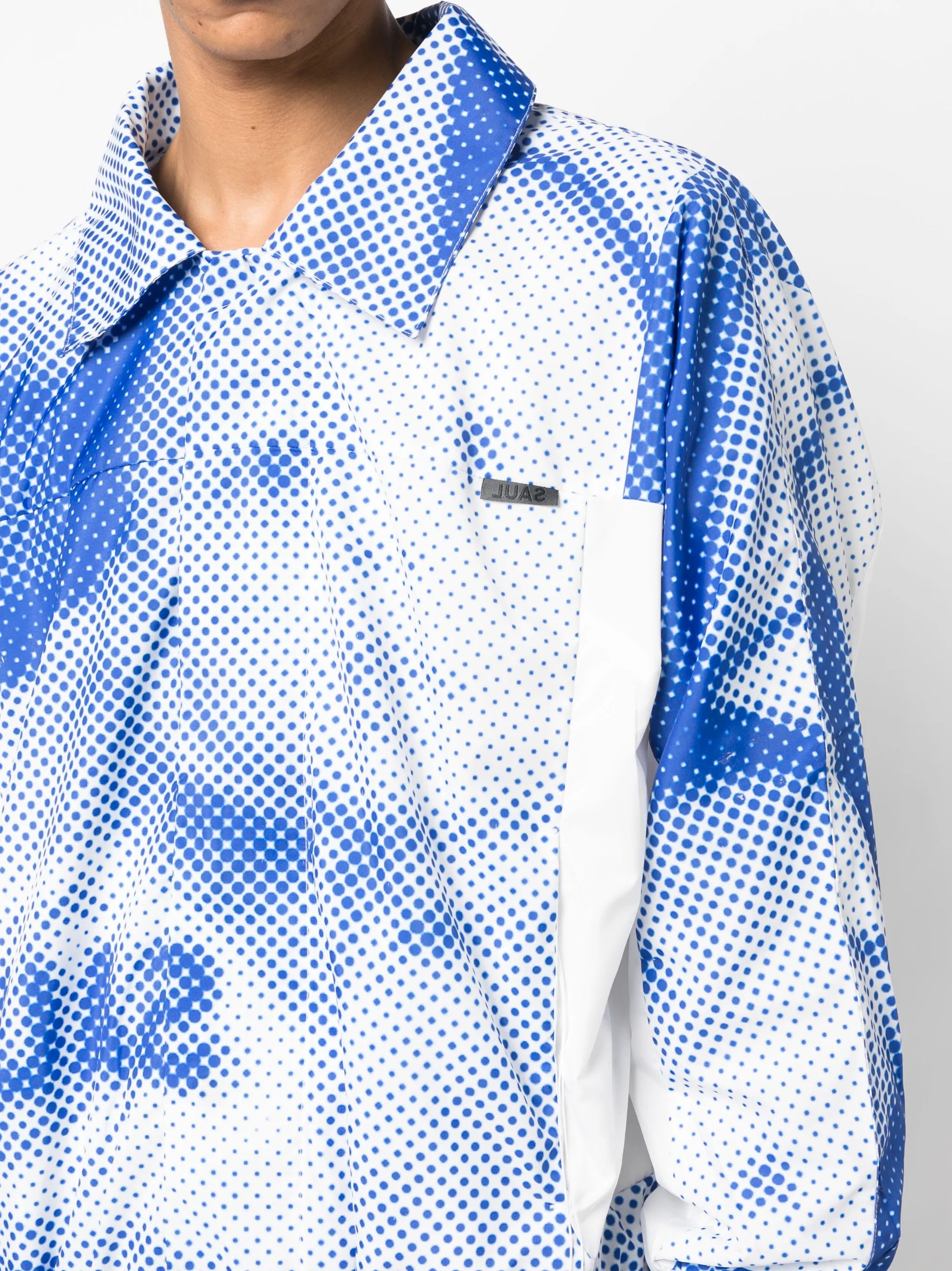 graphic-print long-sleeve shirt