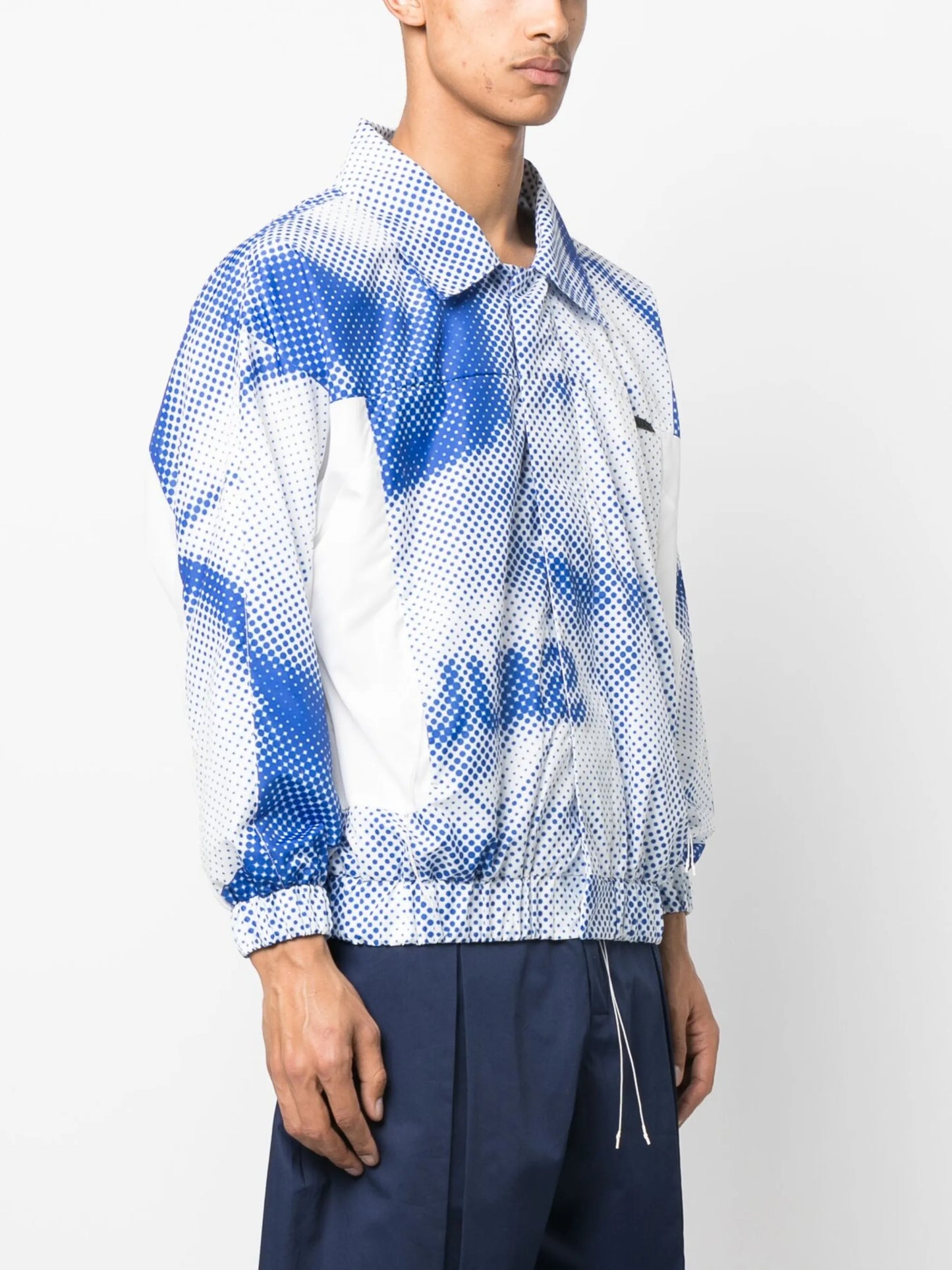 graphic-print long-sleeve shirt