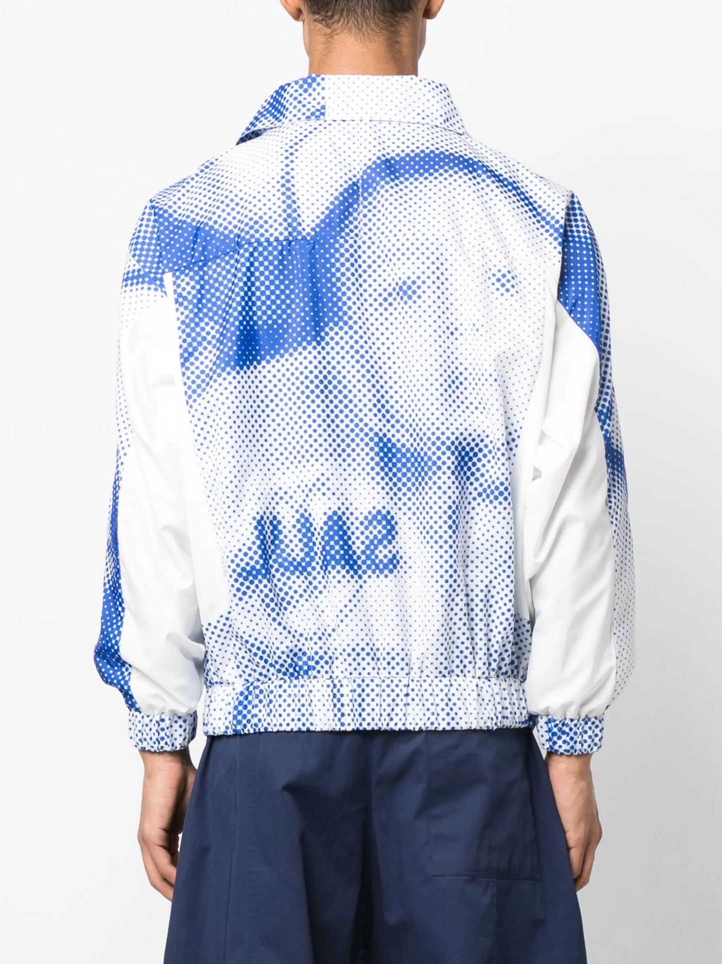 graphic-print long-sleeve shirt
