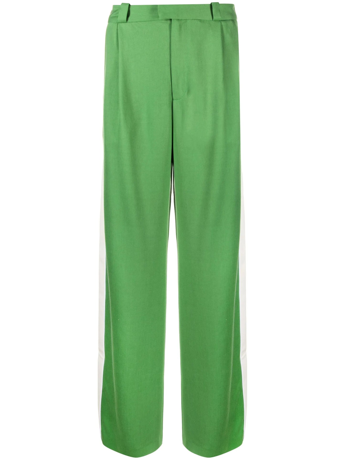 wide-leg tailores trousers