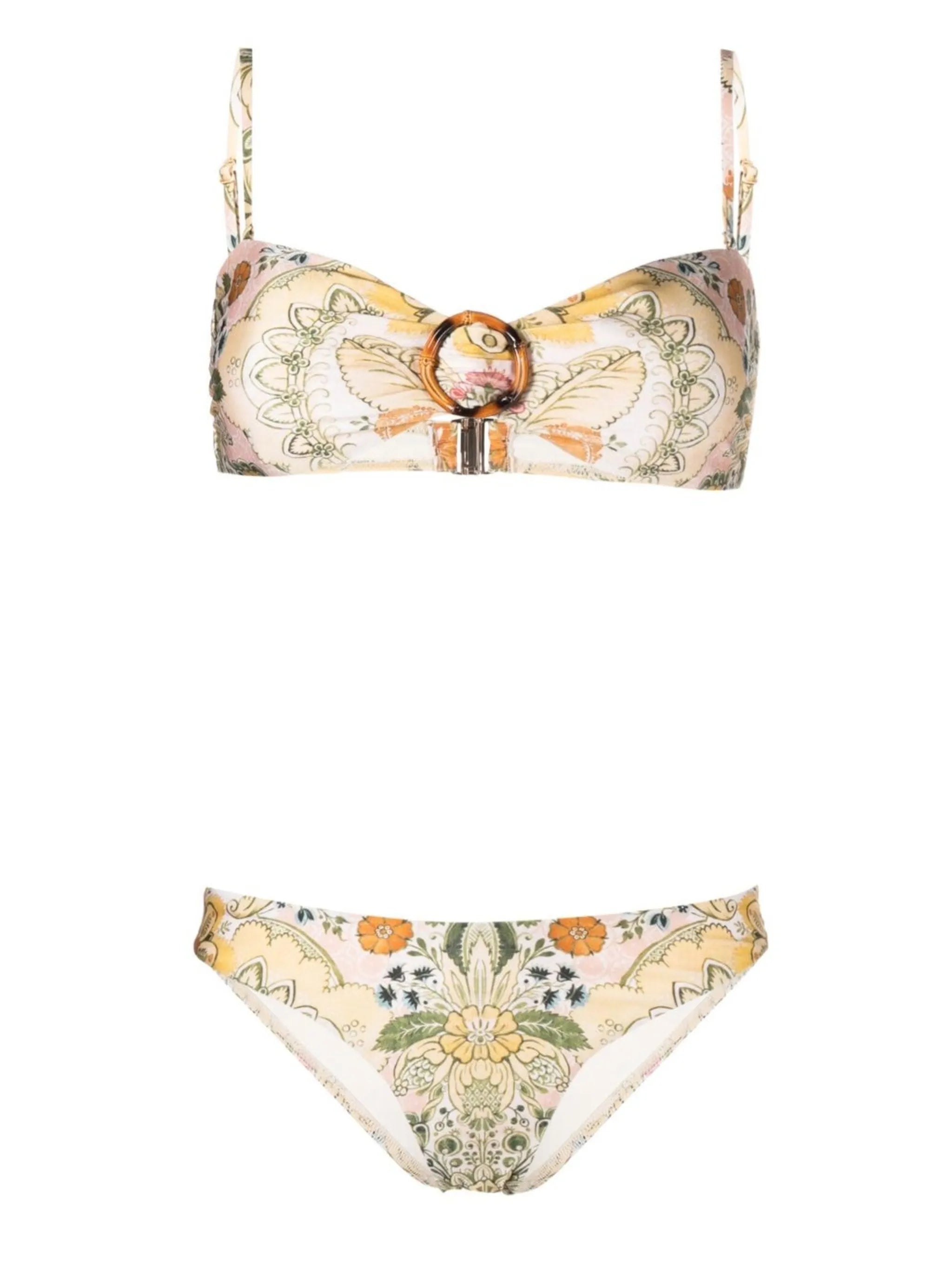 patterned bikini set