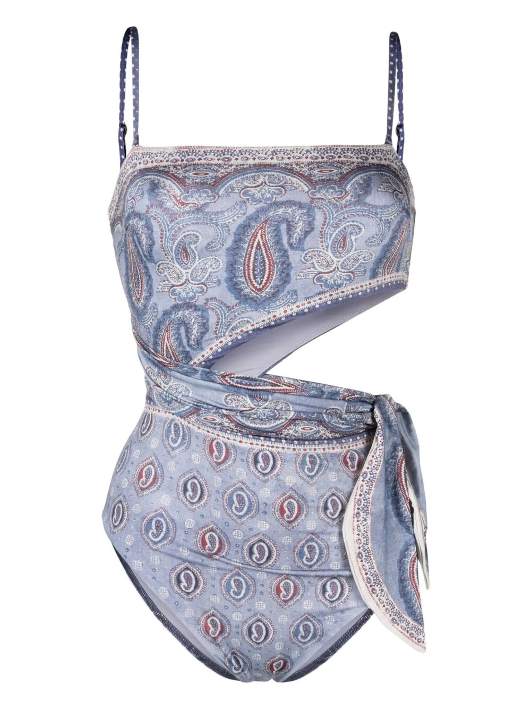 Vitali Placement paisley print swimsuit
