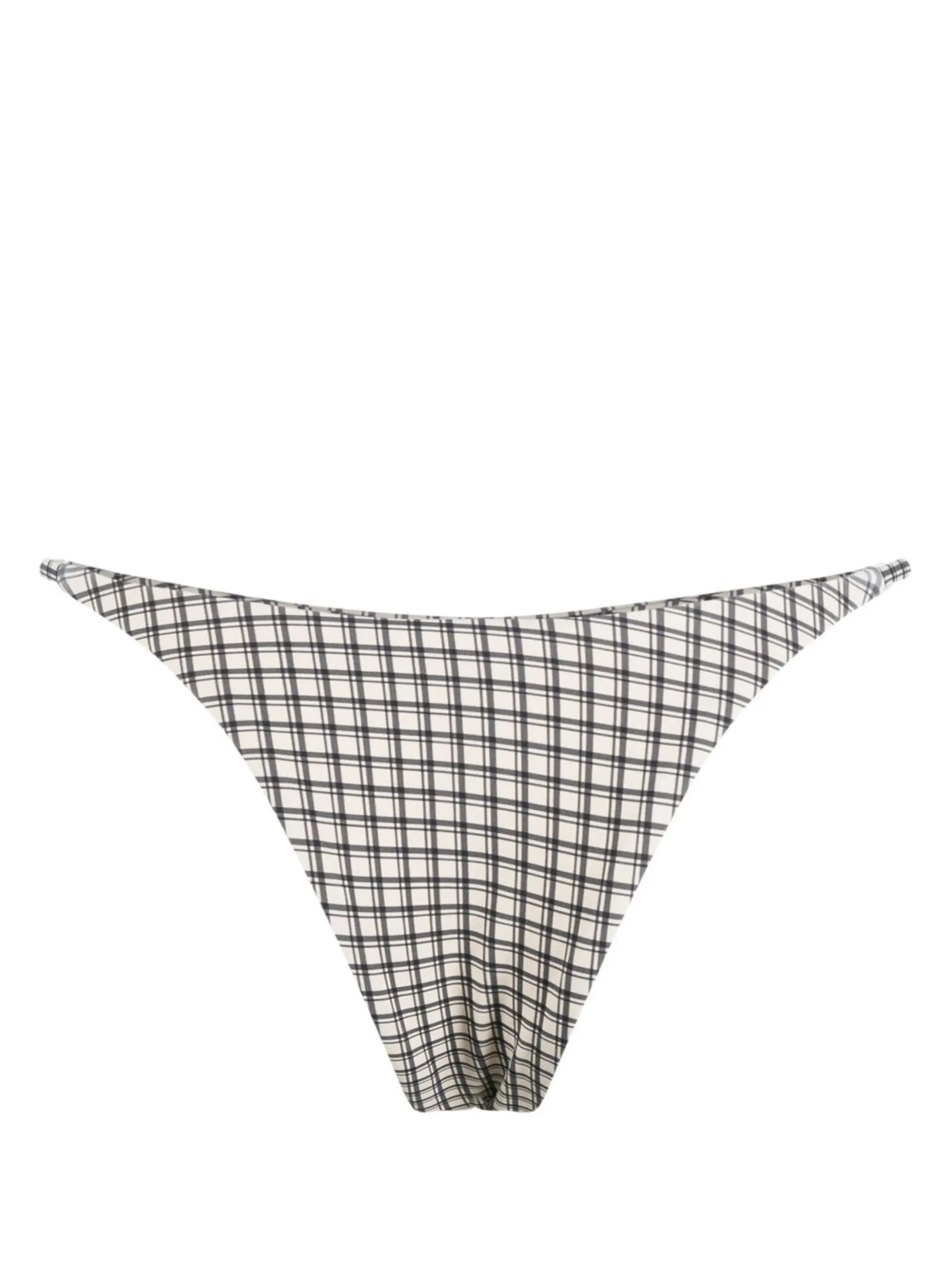 x Ziah Rio check print bikini bottoms