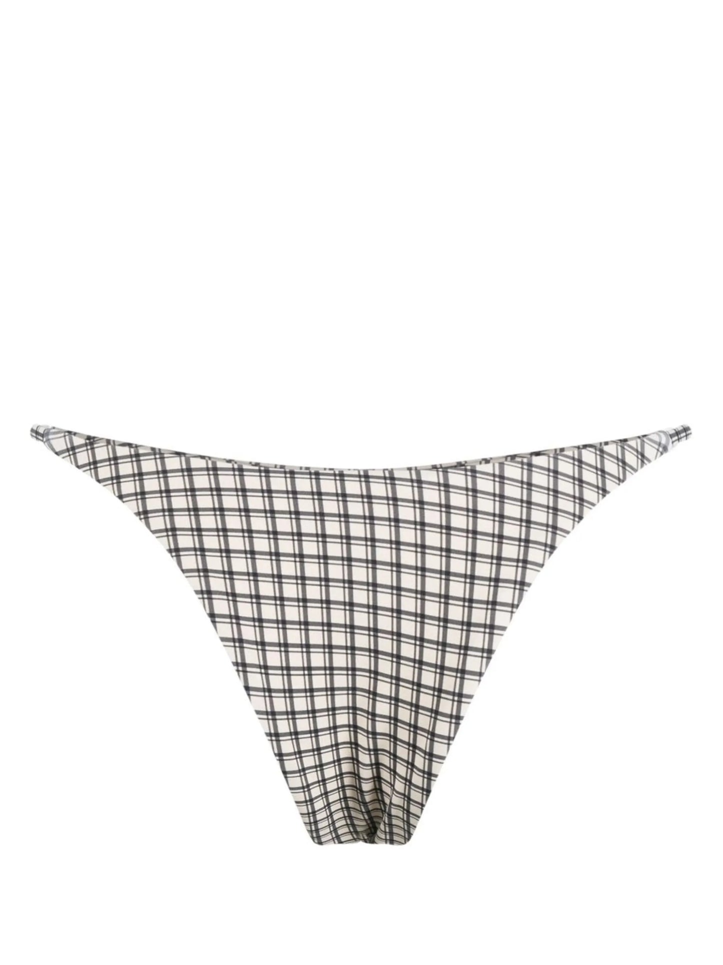 x Ziah Rio check print bikini bottoms