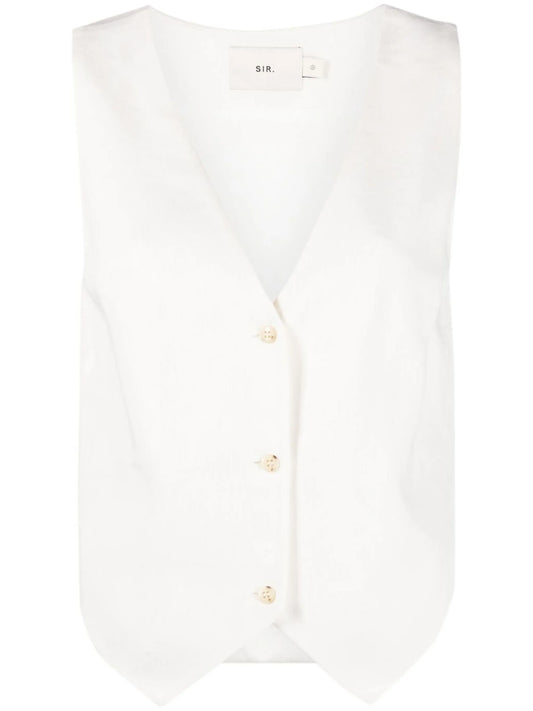 Clemence buttoned waistcoat