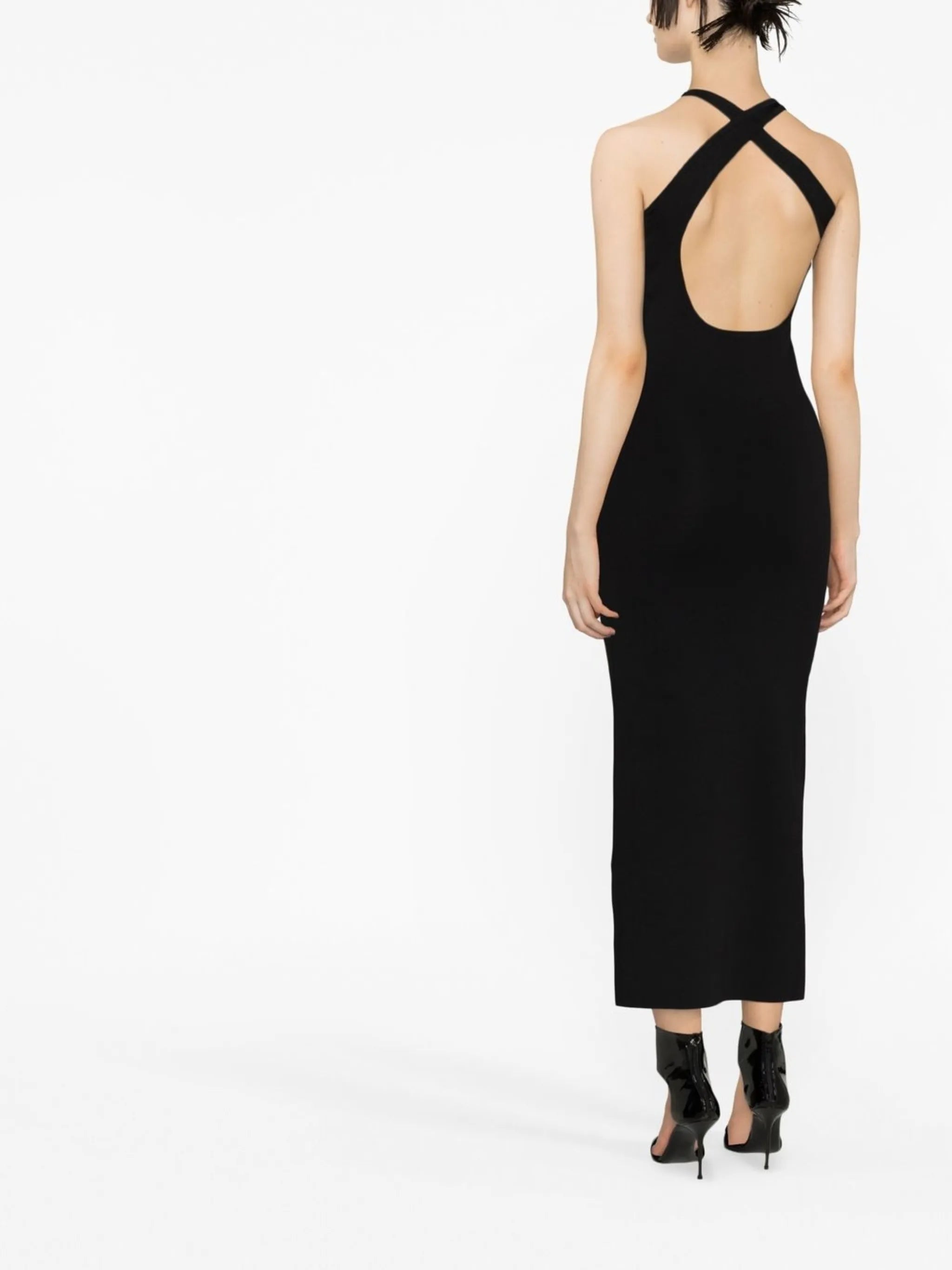 Aude open-back midi dress