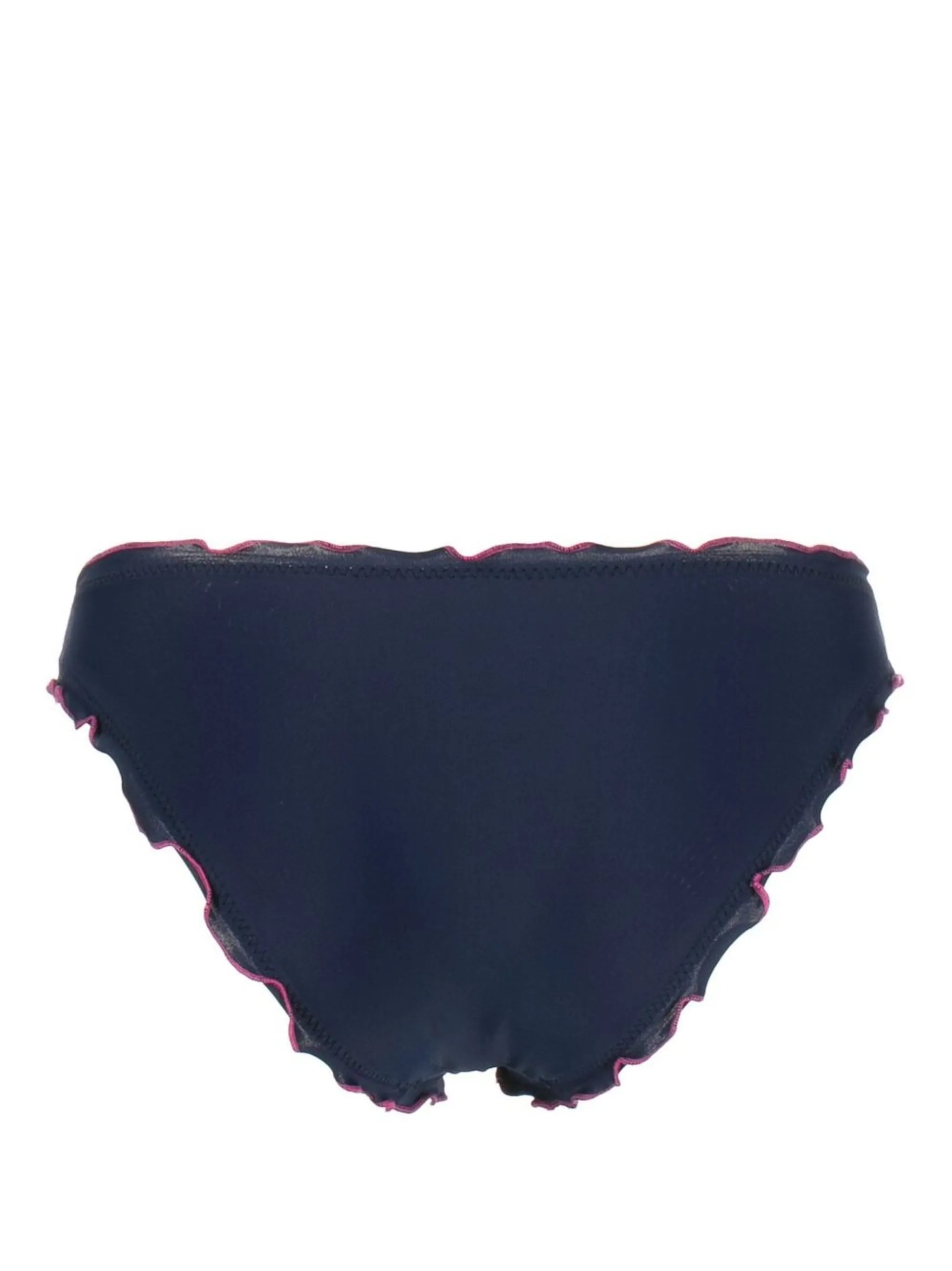 ruffled-trim bikini bottoms
