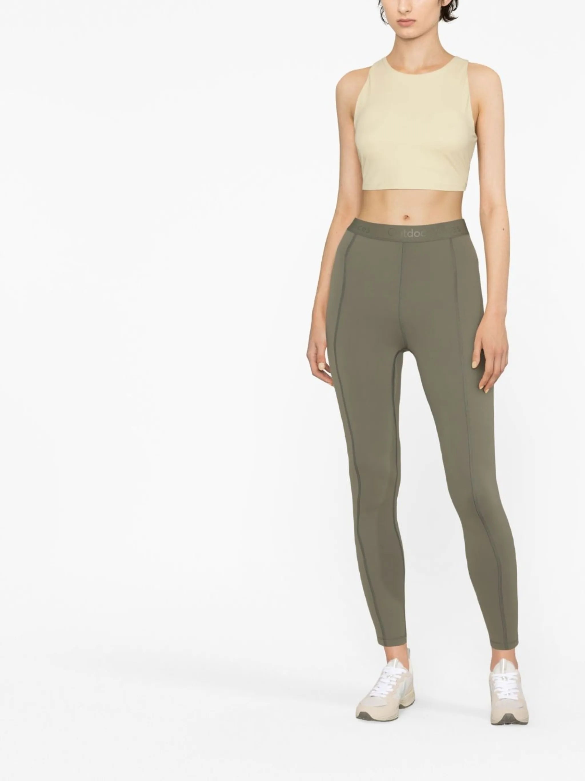 logo-tape leggings