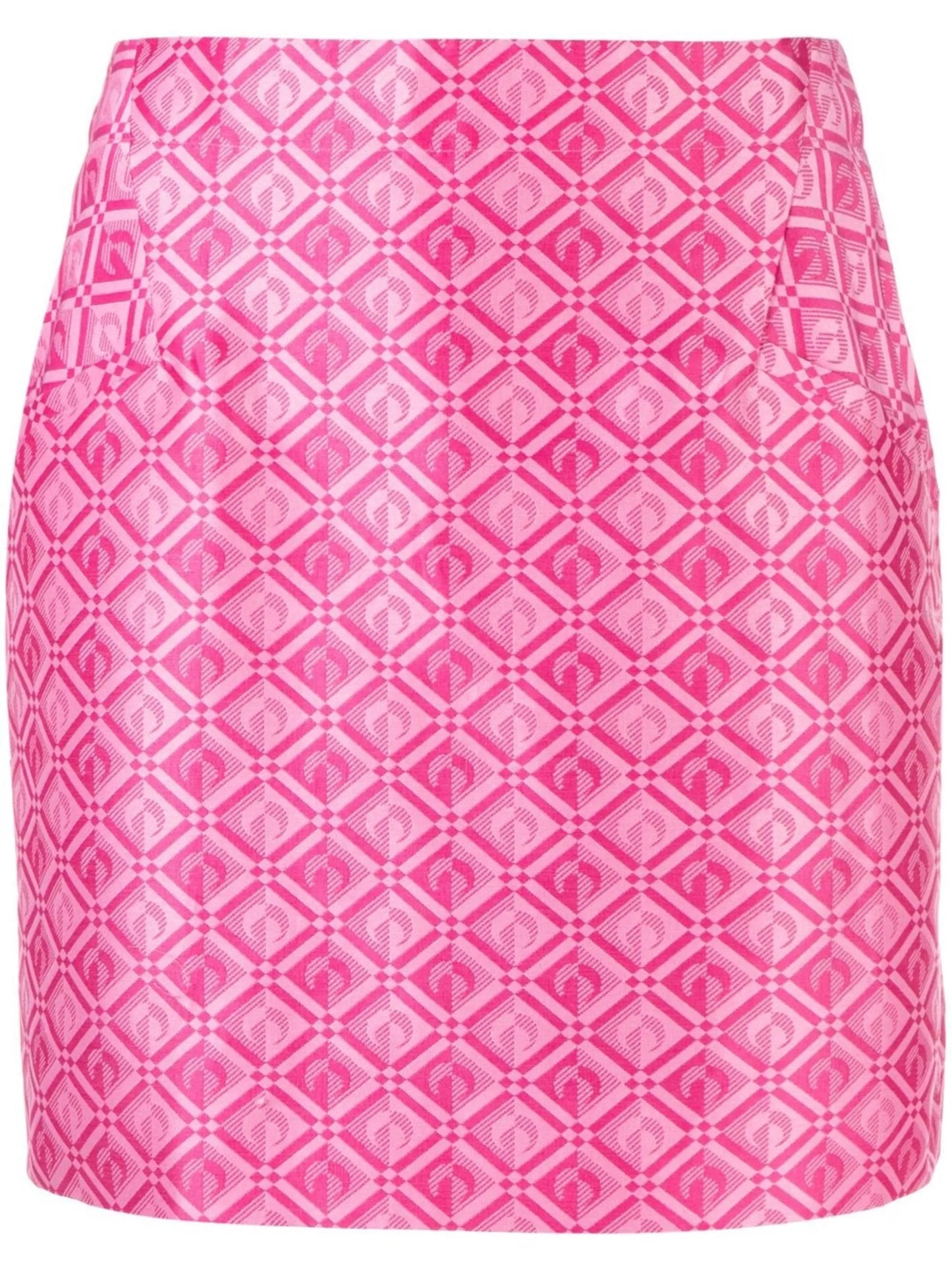 Towels jacquard mini skirt