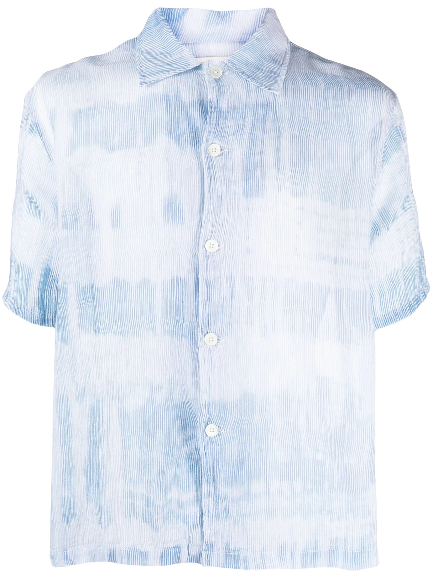 stroke-print shirt