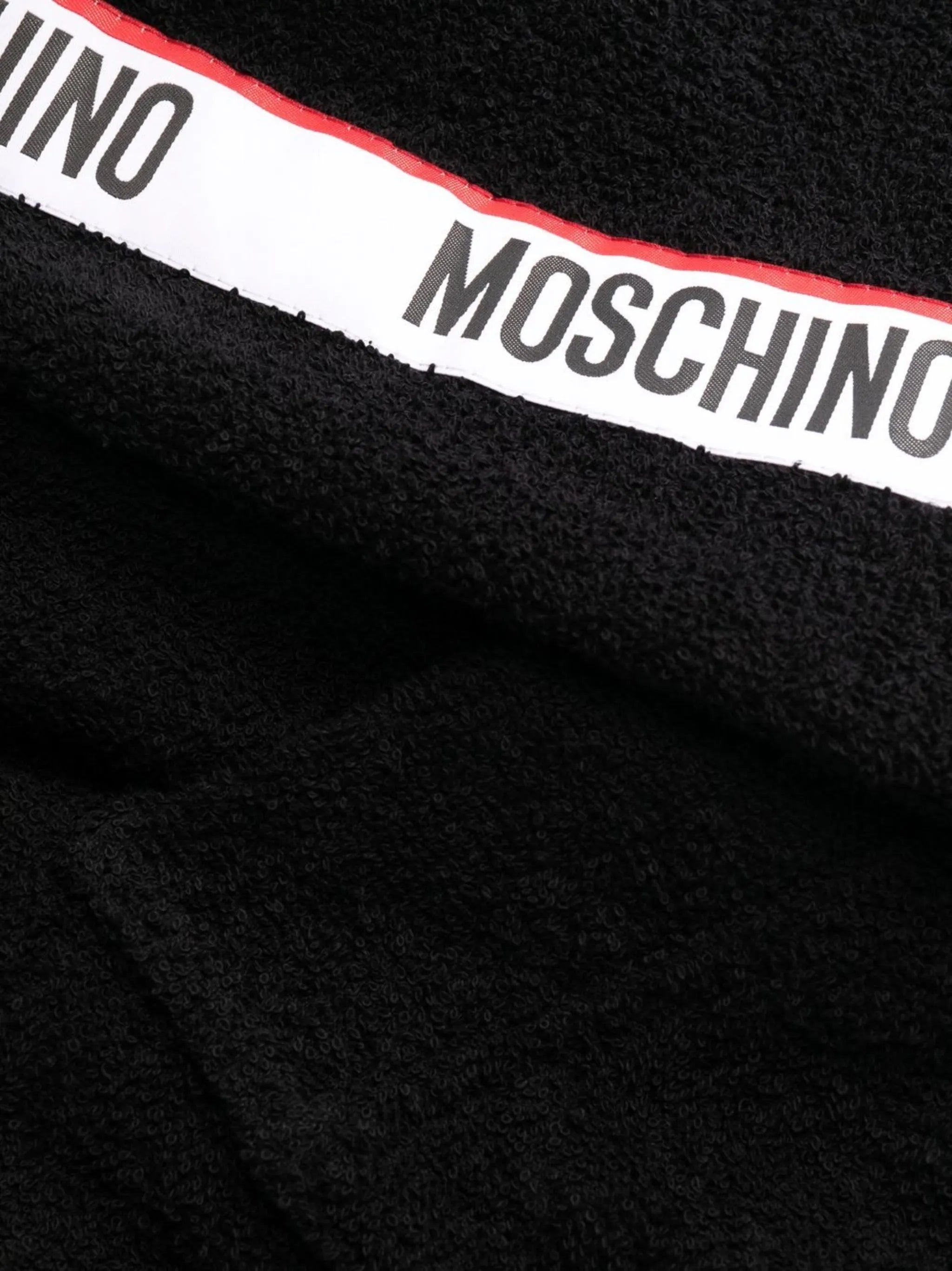 logo-tape detail robe