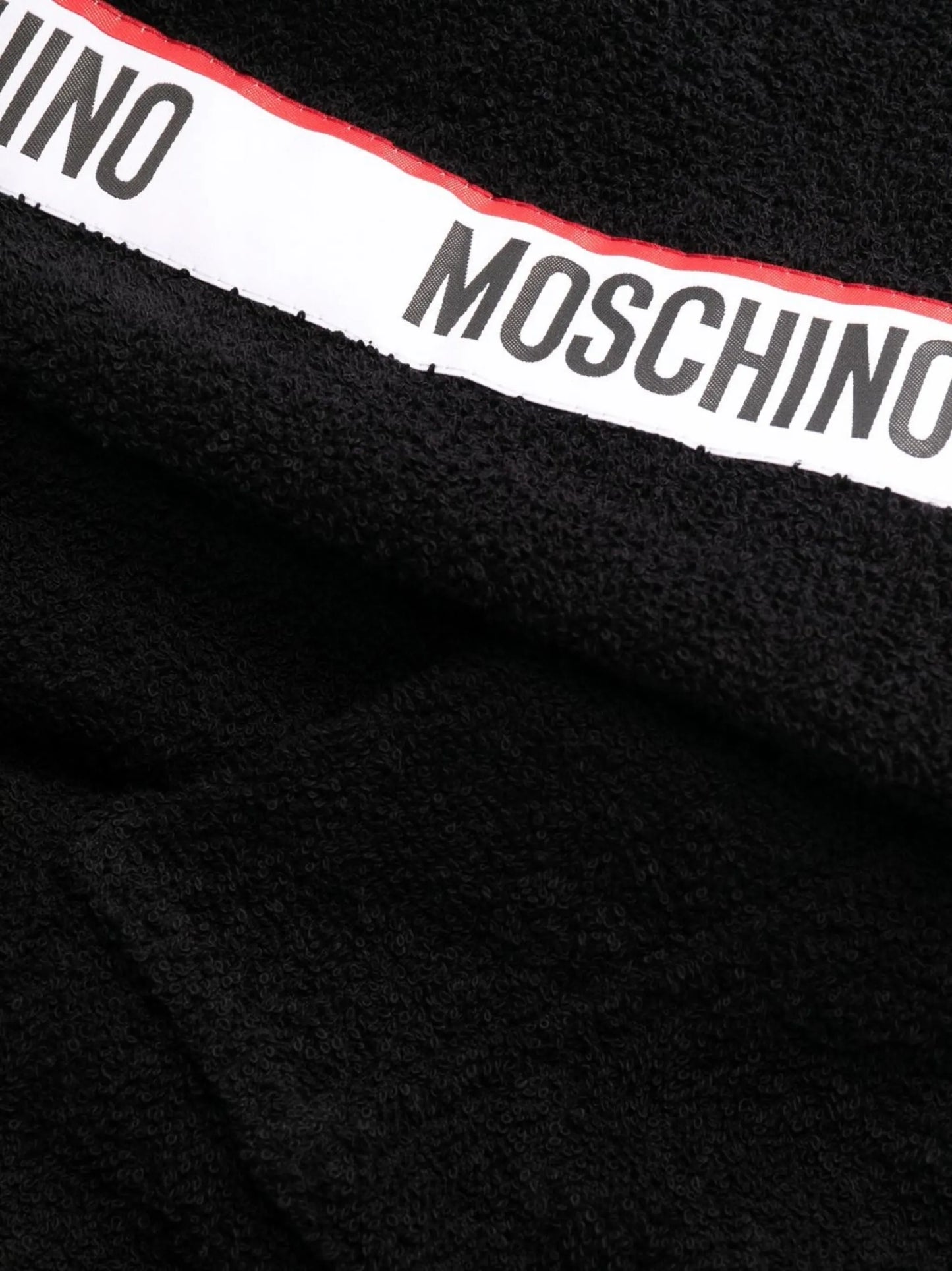 logo-tape detail robe