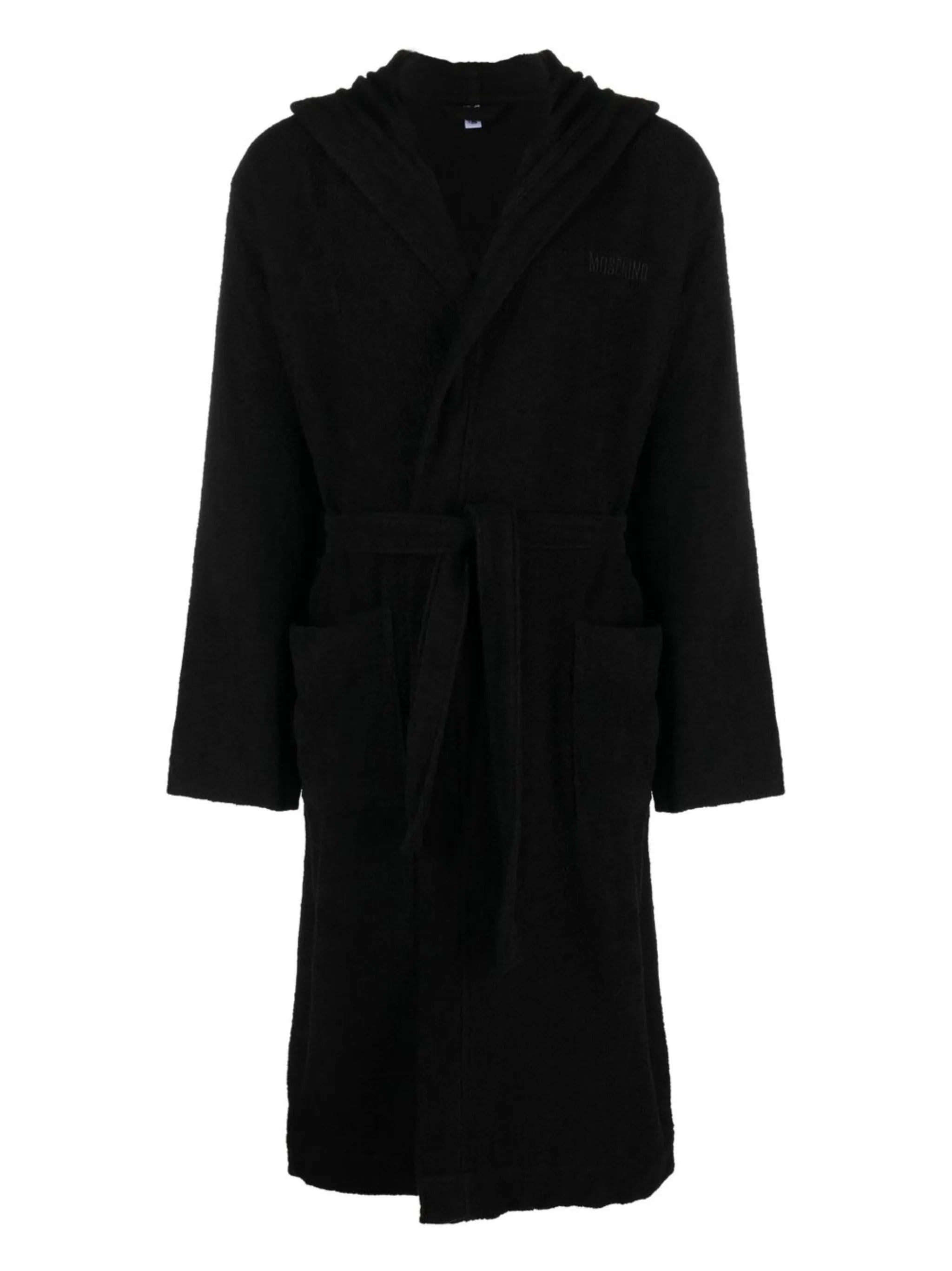 logo-tape detail robe