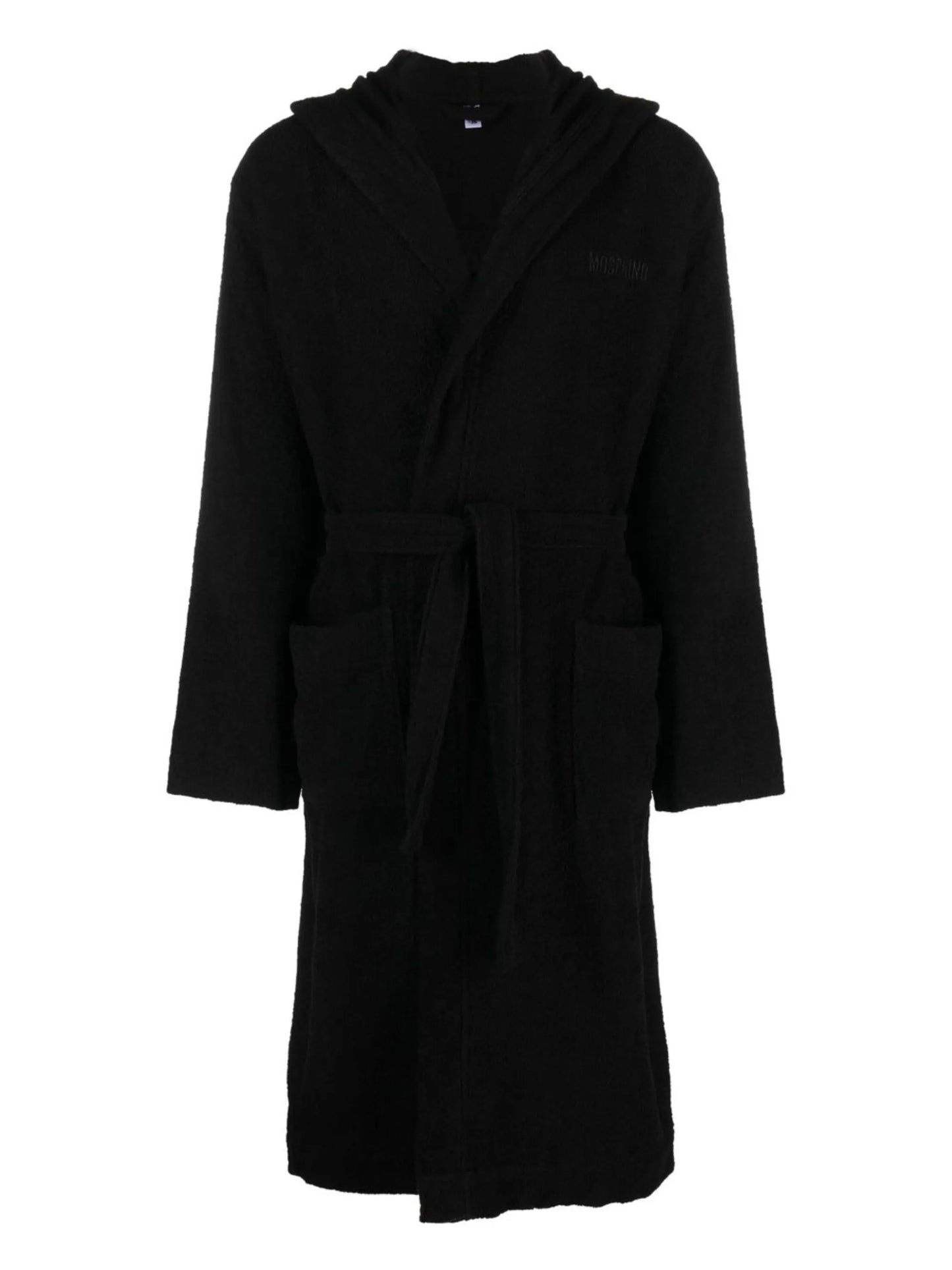 logo-tape detail robe