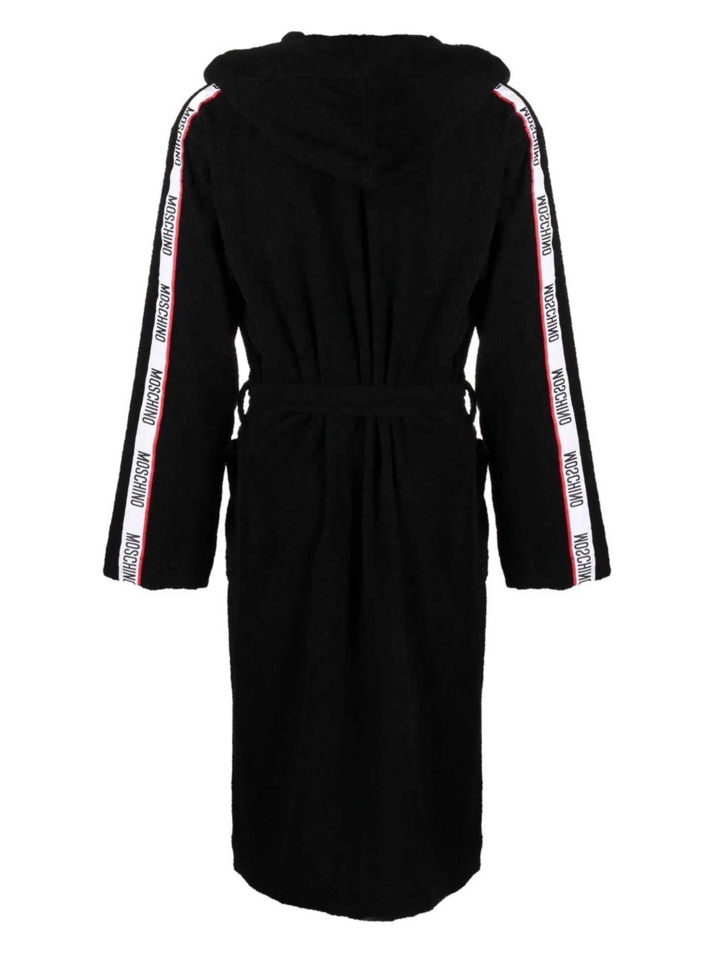logo-tape detail robe