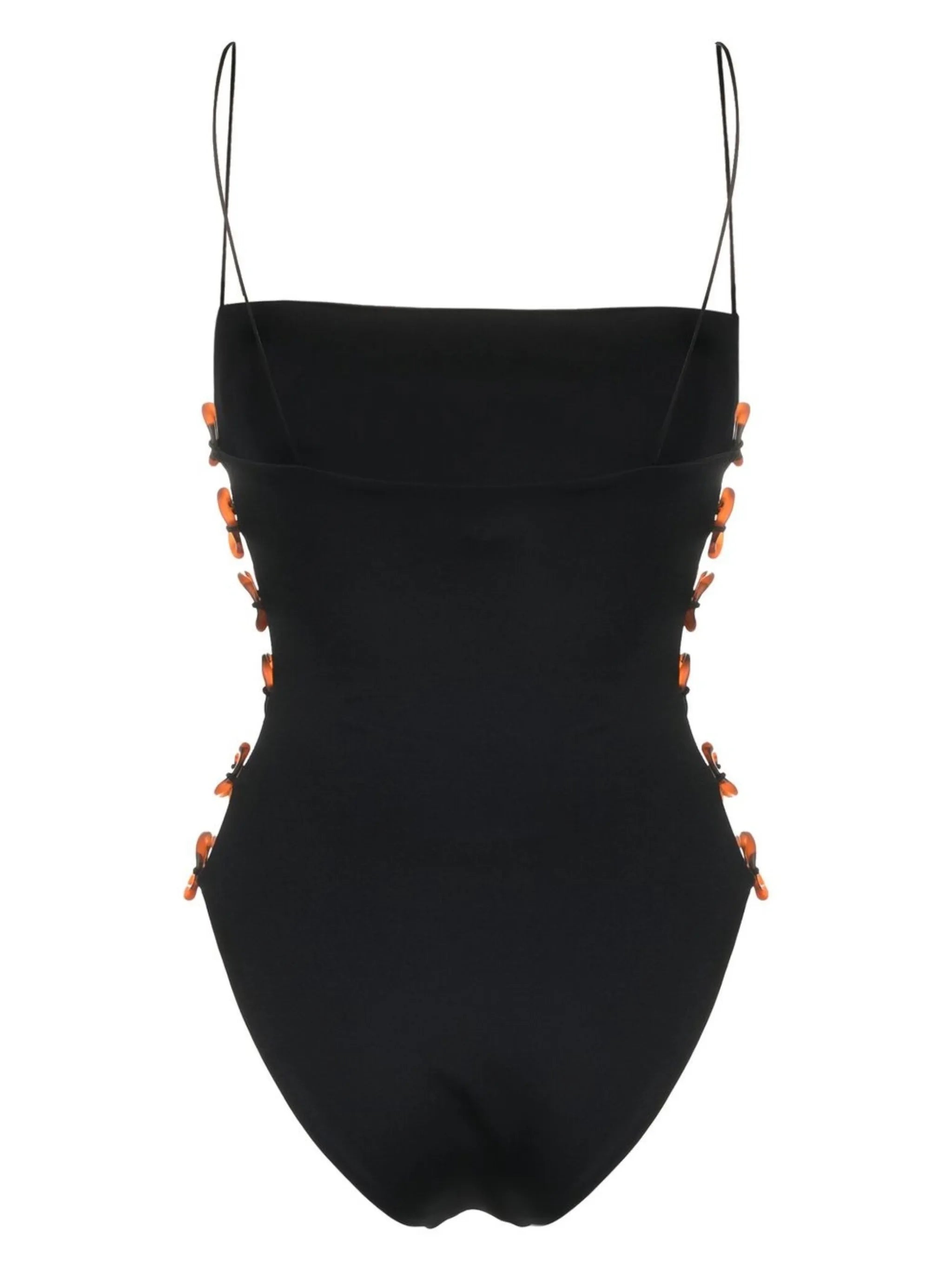 x Ziah Bravo appliqué-detail one-piece
