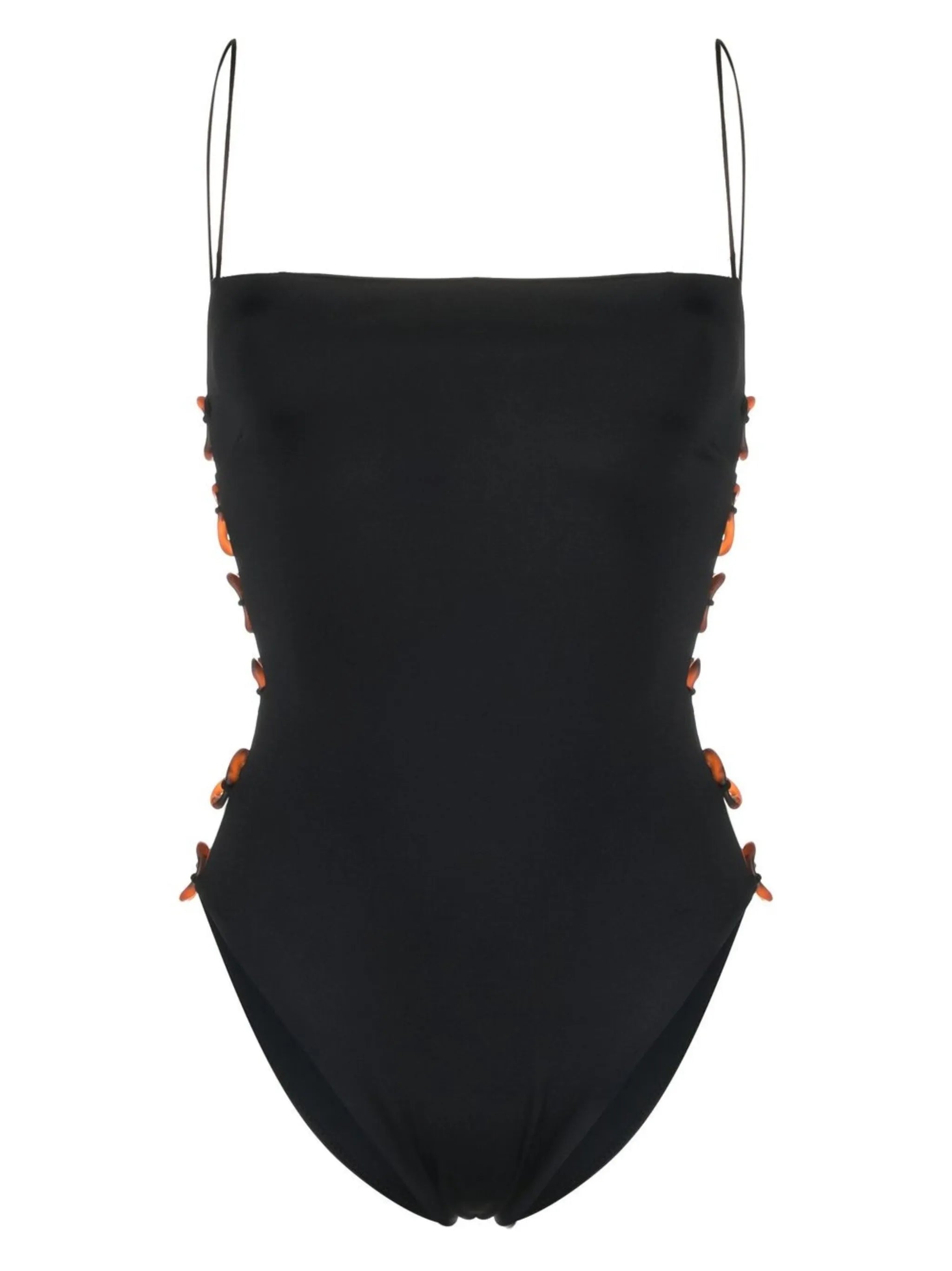 x Ziah Bravo appliqué-detail one-piece