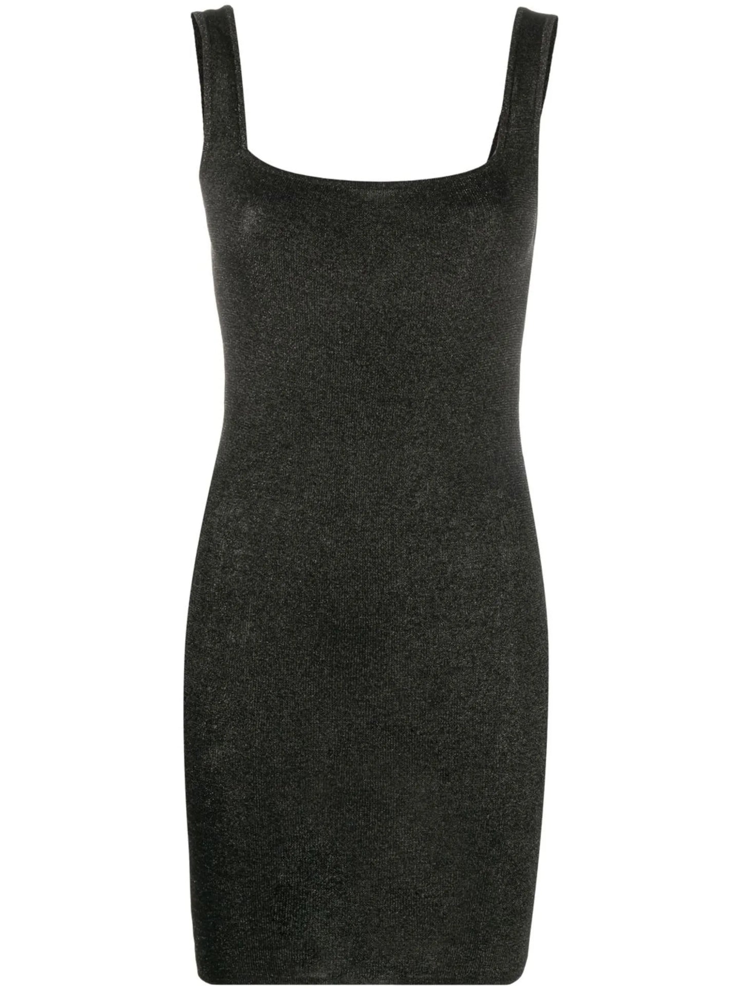 sheer knit mini-dress
