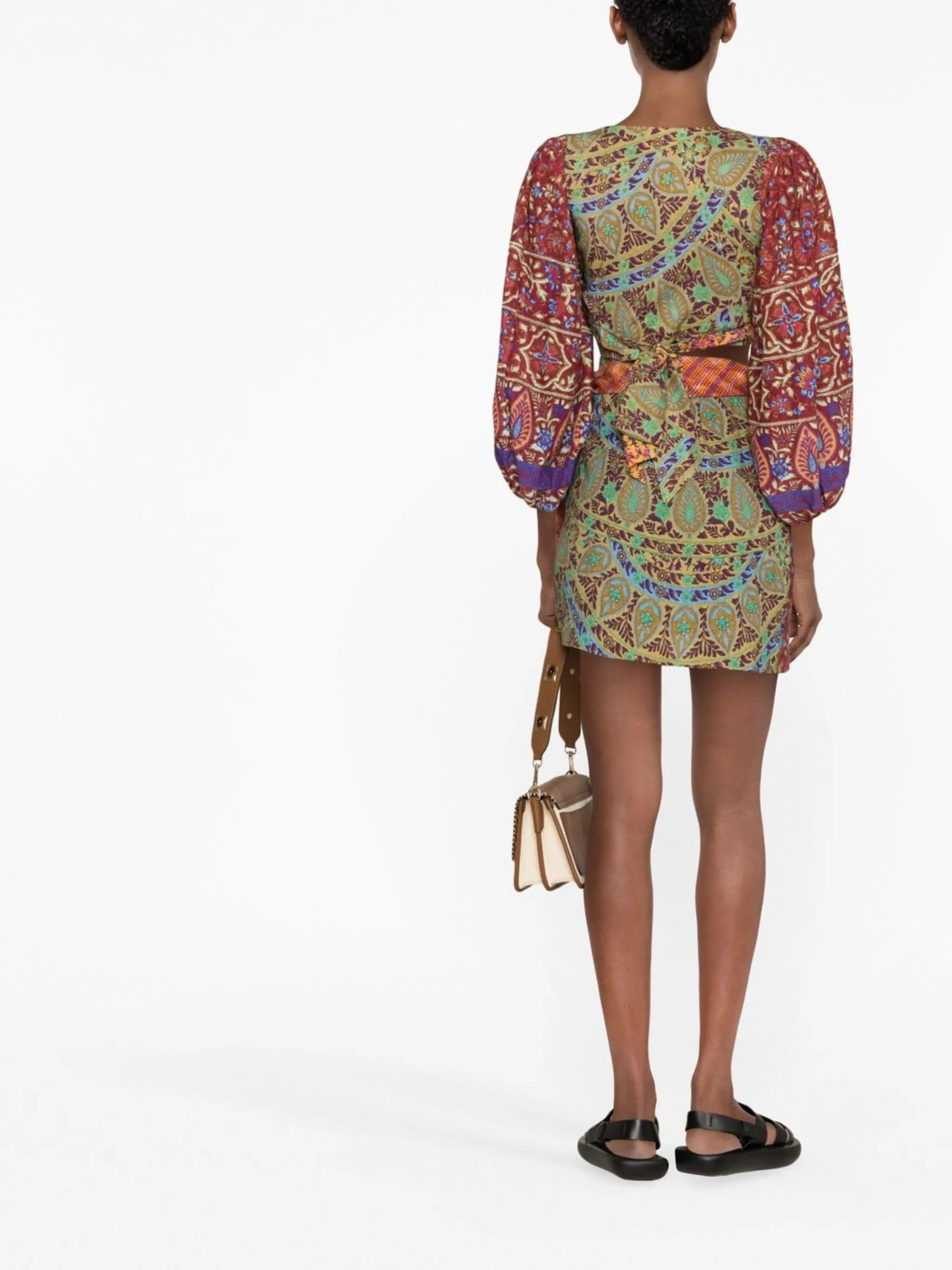 Es Canar wrap miniskirt