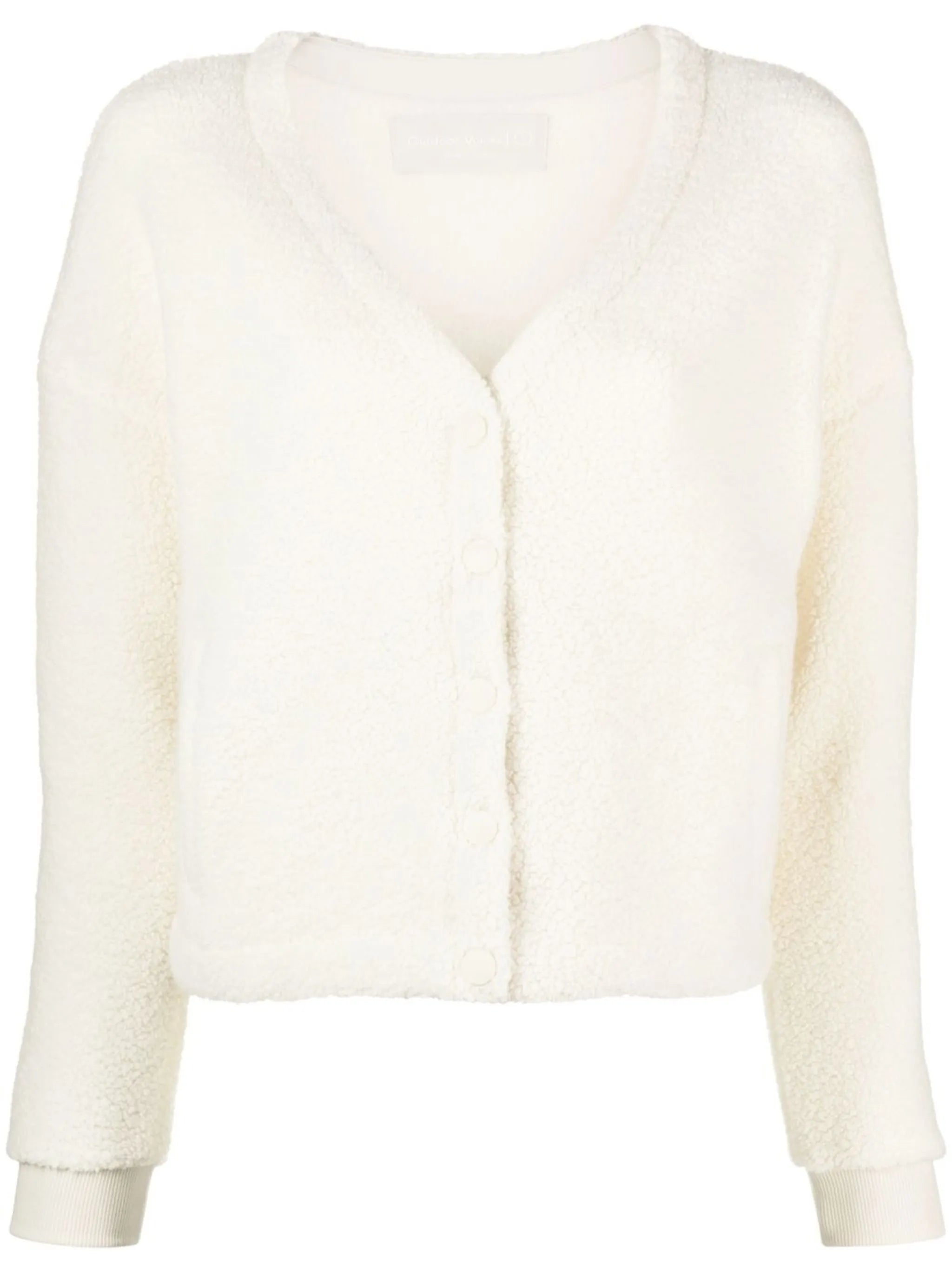Megafleece V-neck caridgan