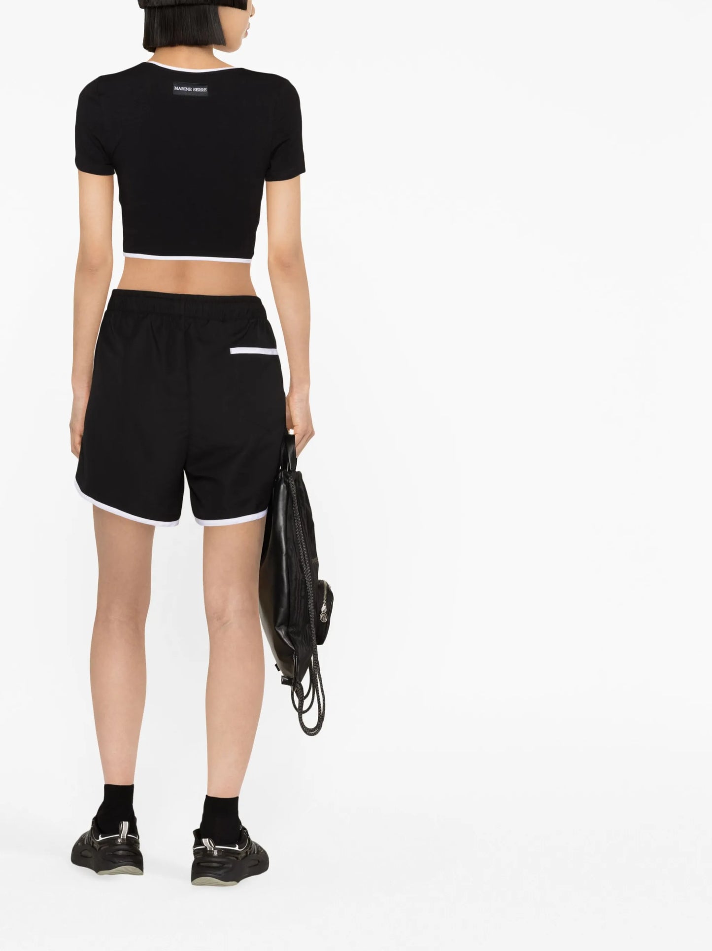 Olympic logo-embroidered running shorts