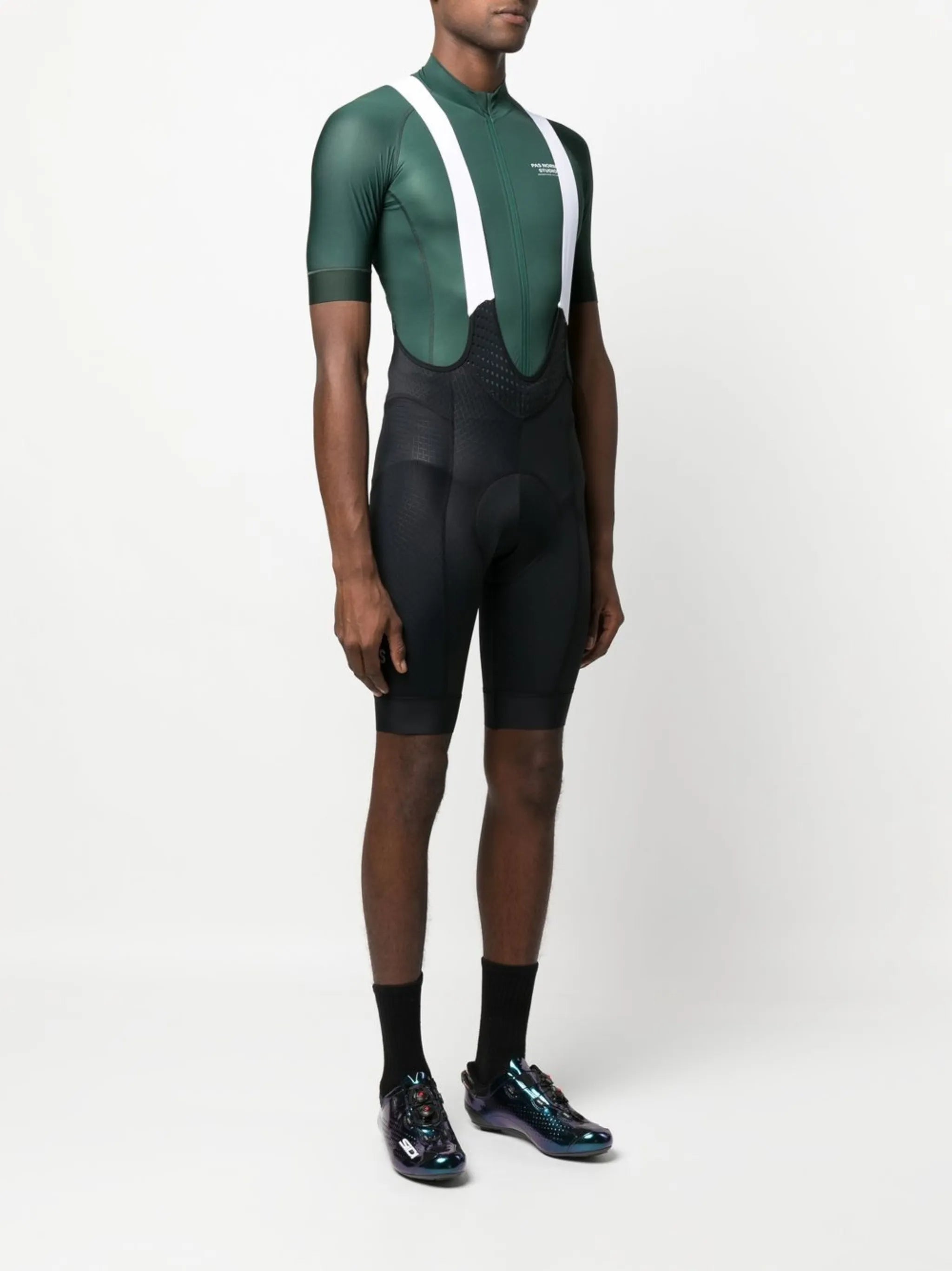 shoulder strap cycling shorts