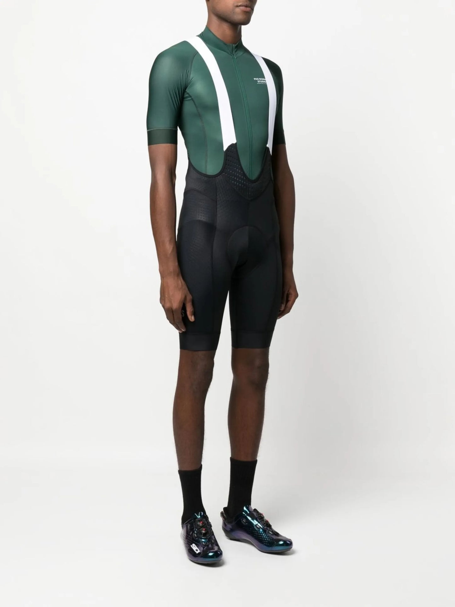 shoulder strap cycling shorts