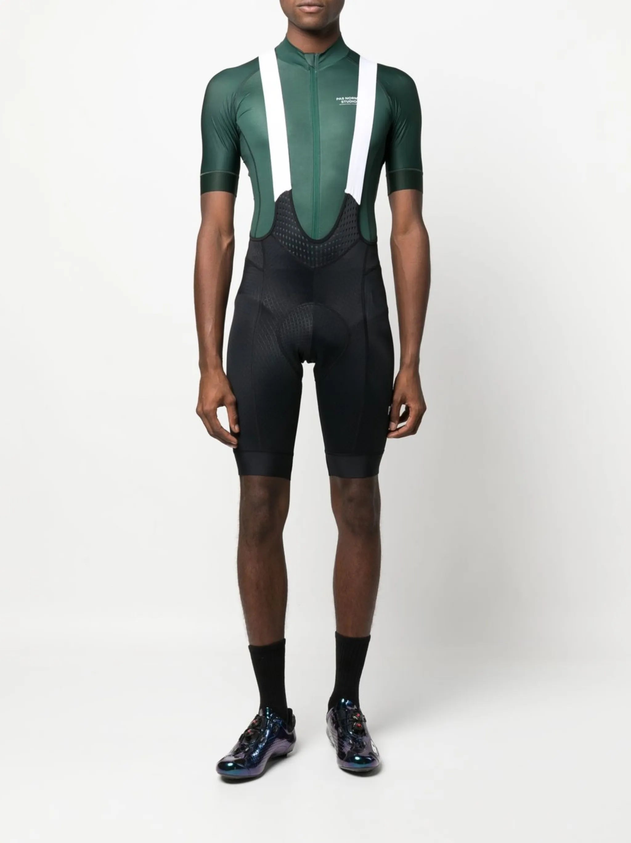 shoulder strap cycling shorts