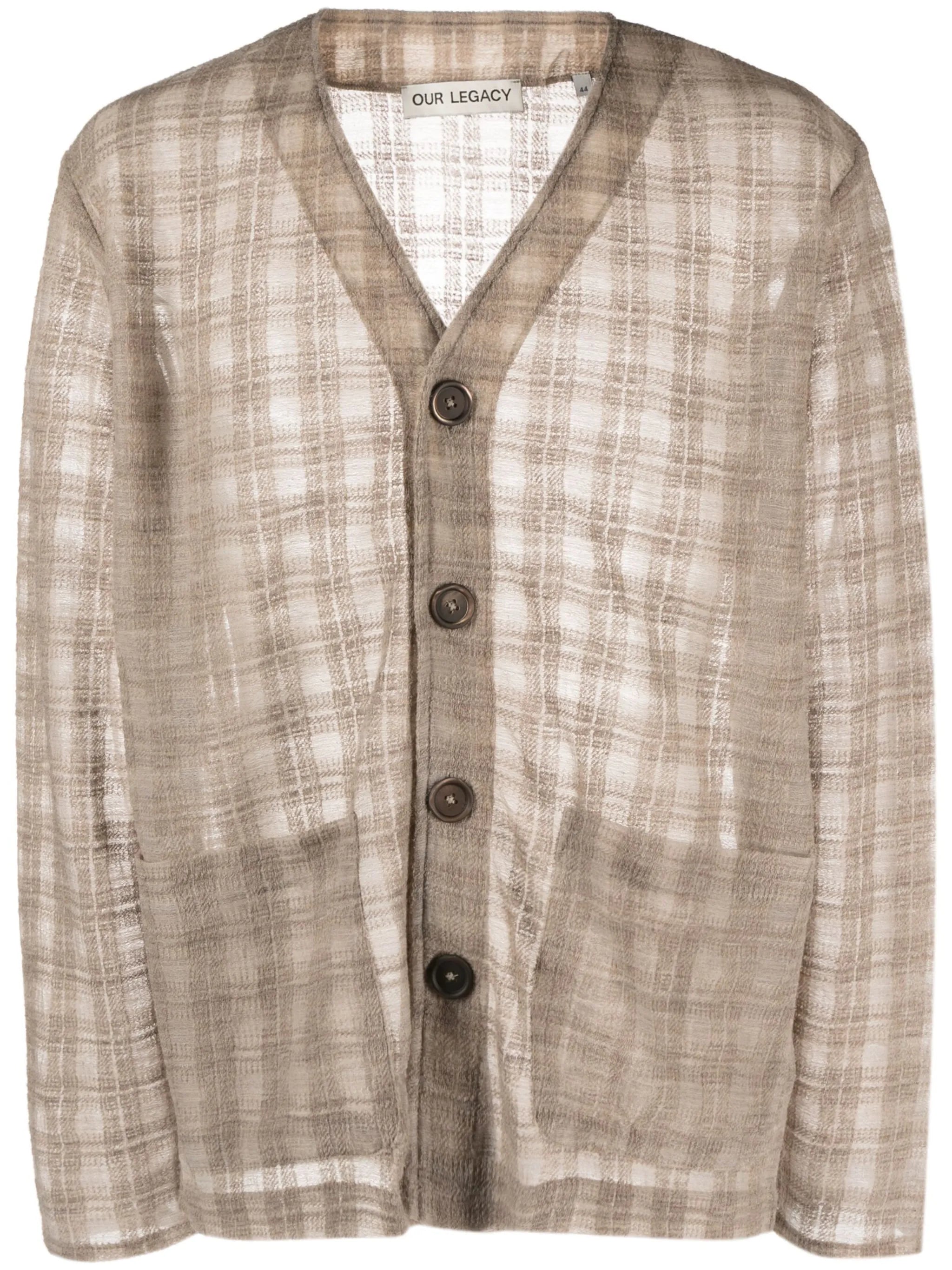 Our Legacy checked cardigan