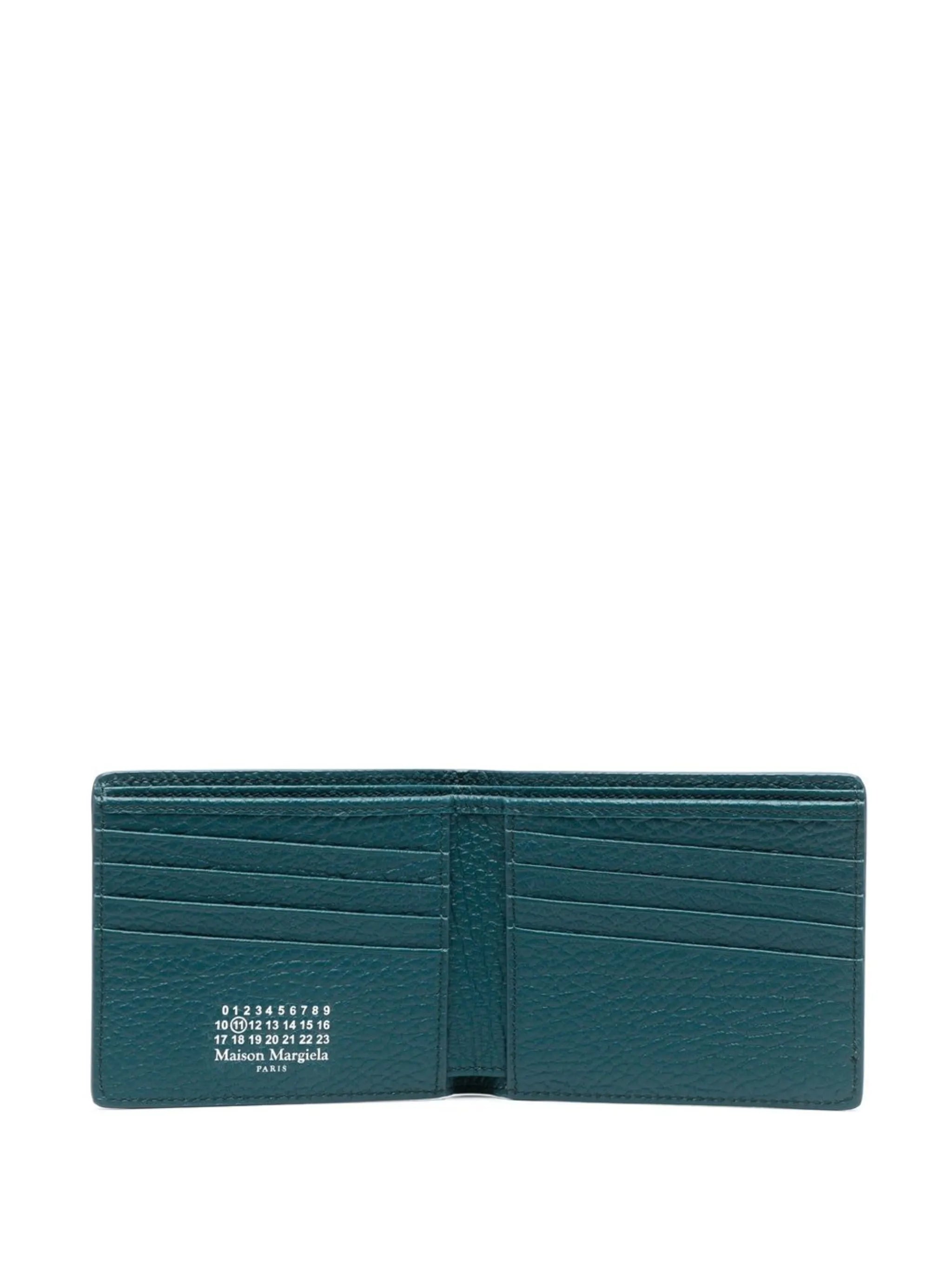 four-stitch leather card holder