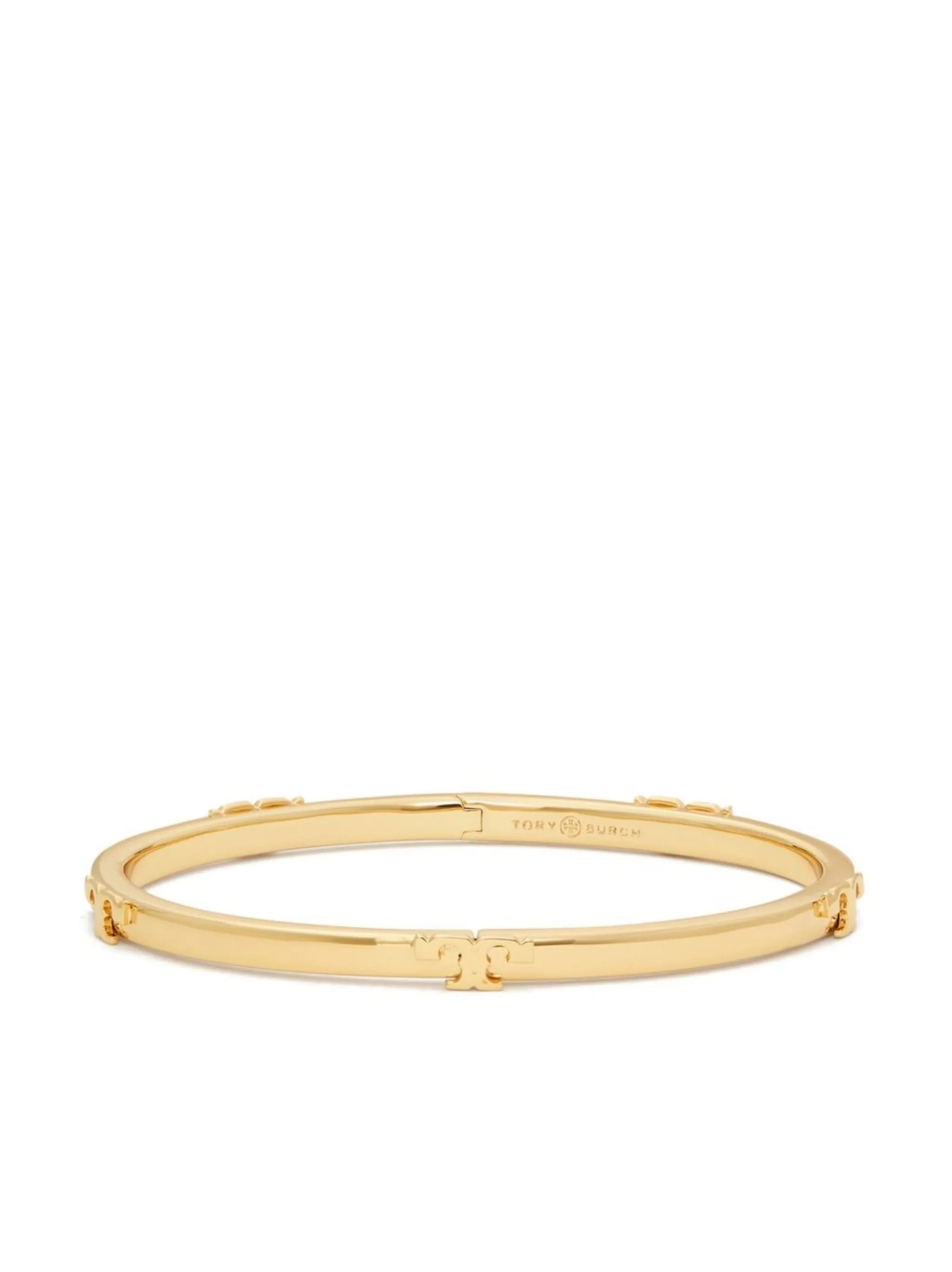 logo-plaque detail bangle