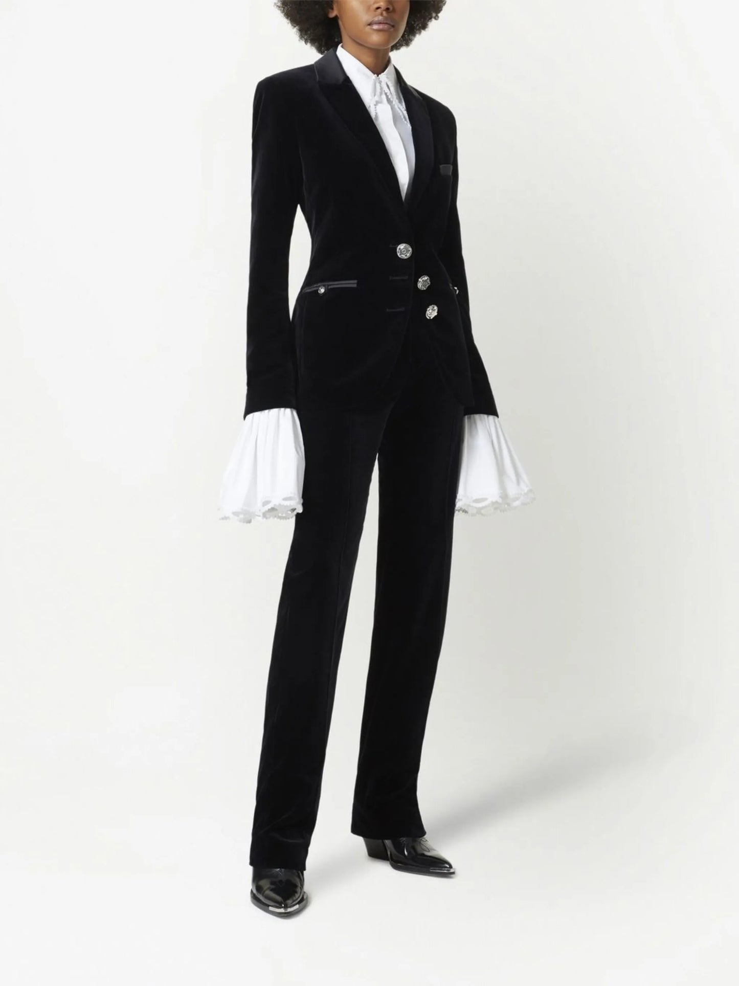 single-breasted blazer