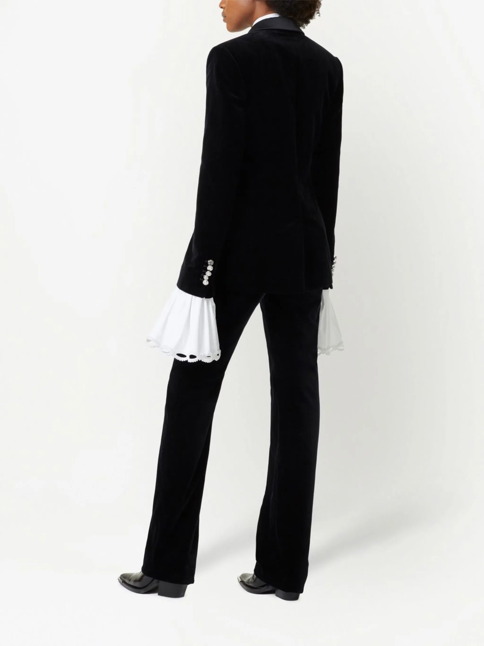 single-breasted blazer
