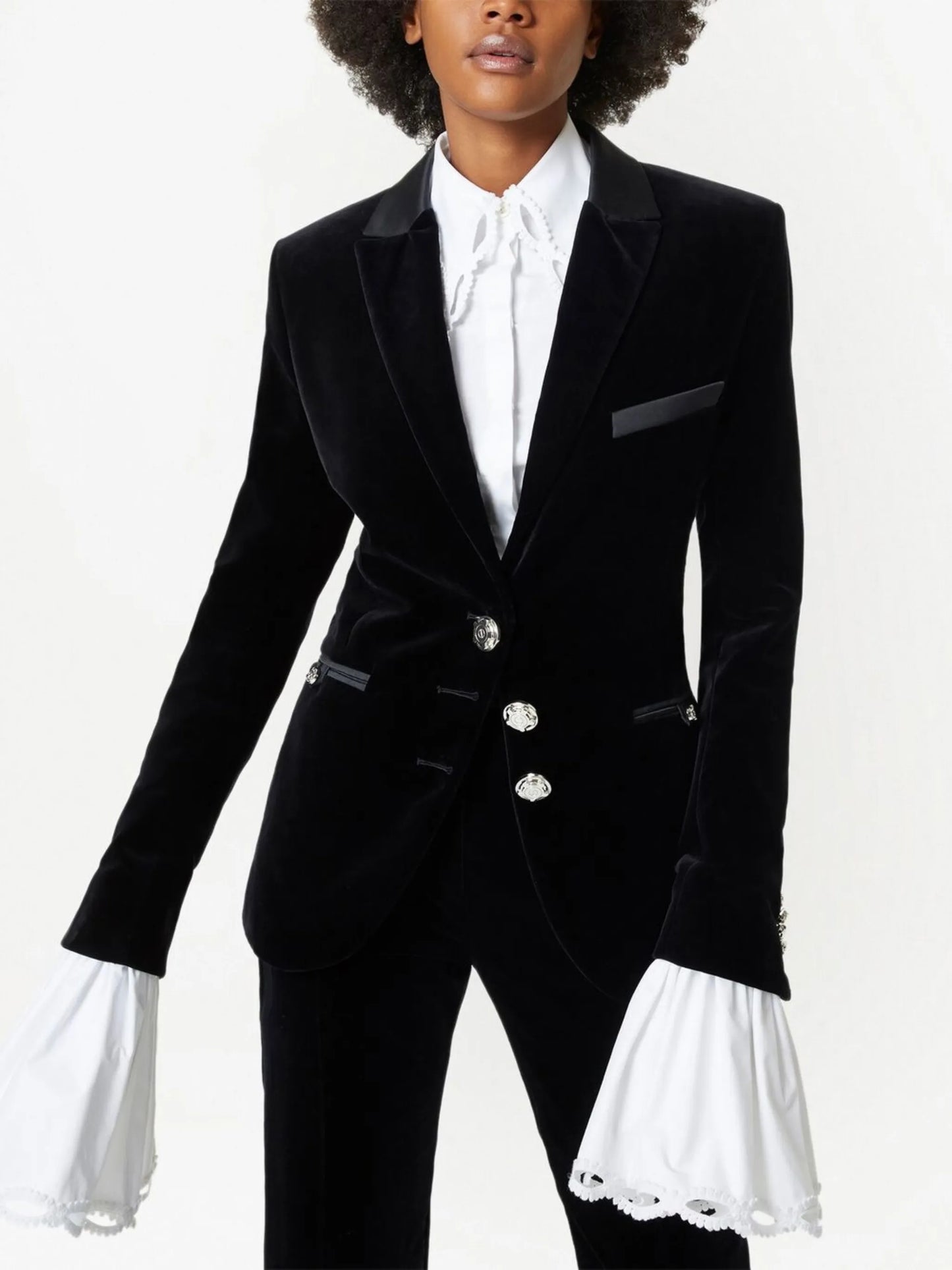 single-breasted blazer