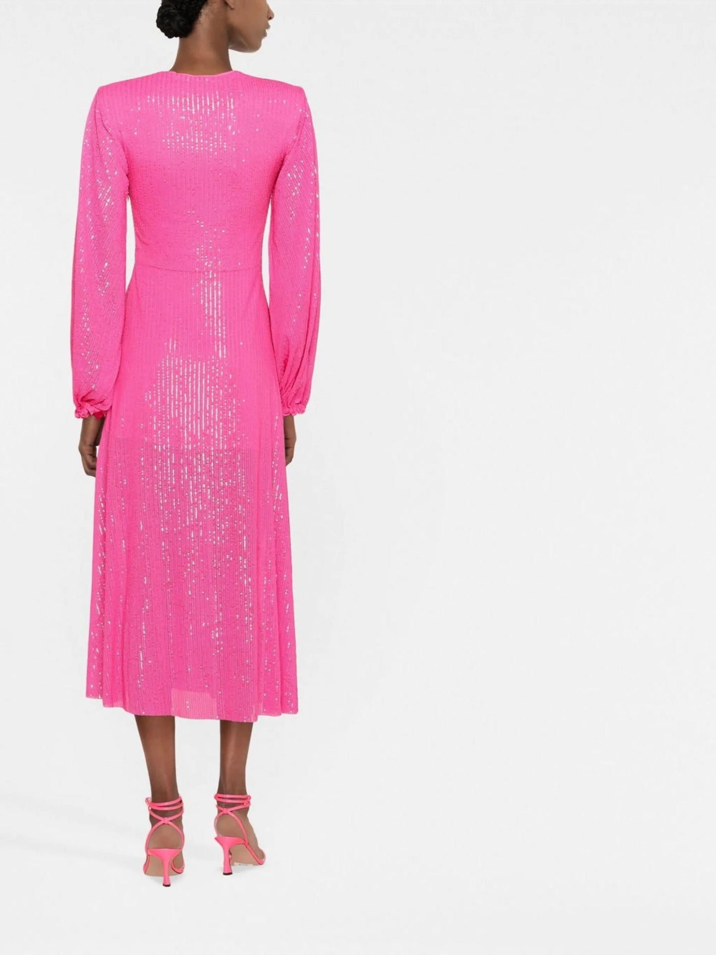 sequin-embellished dress