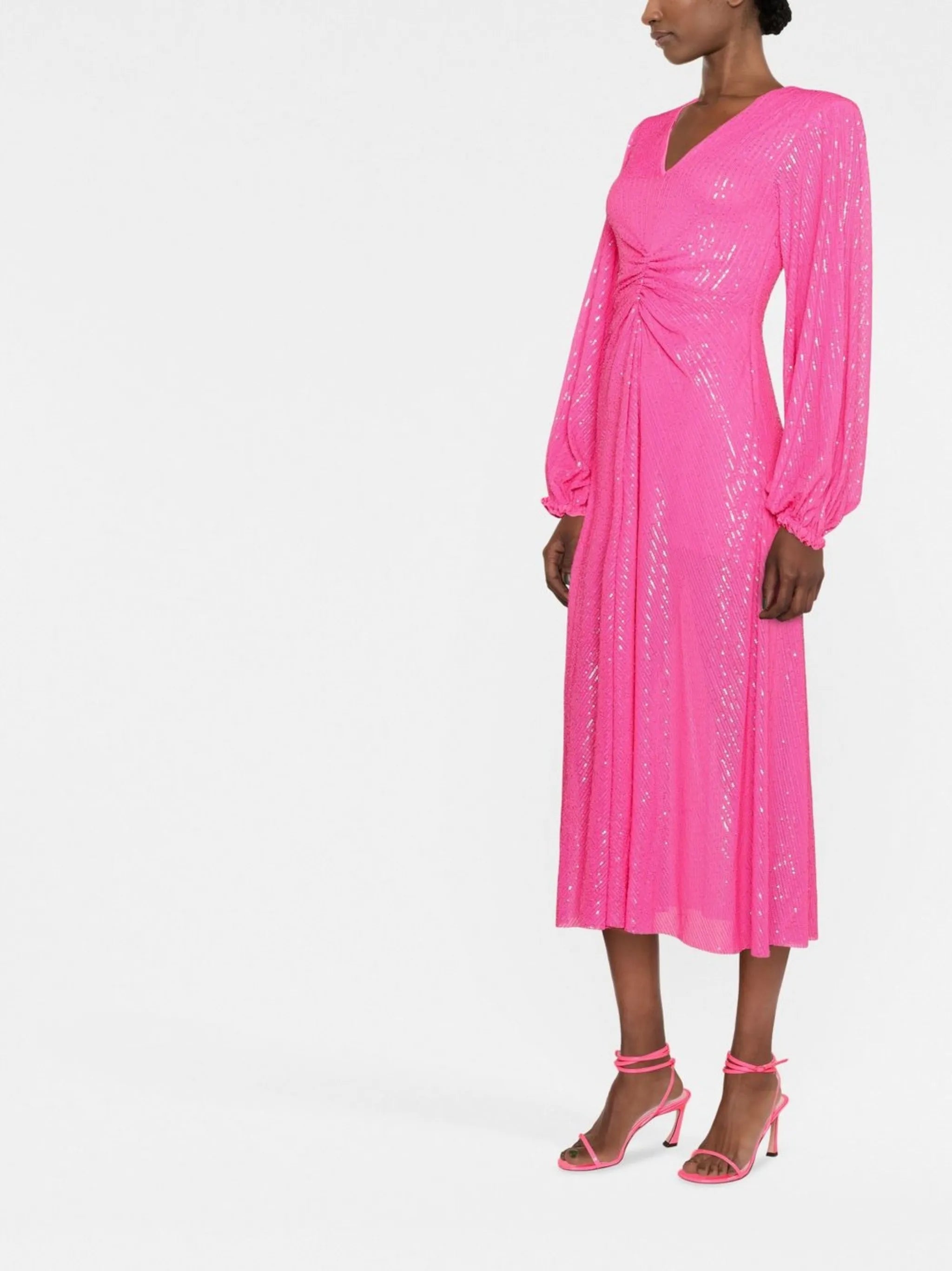 sequin-embellished dress