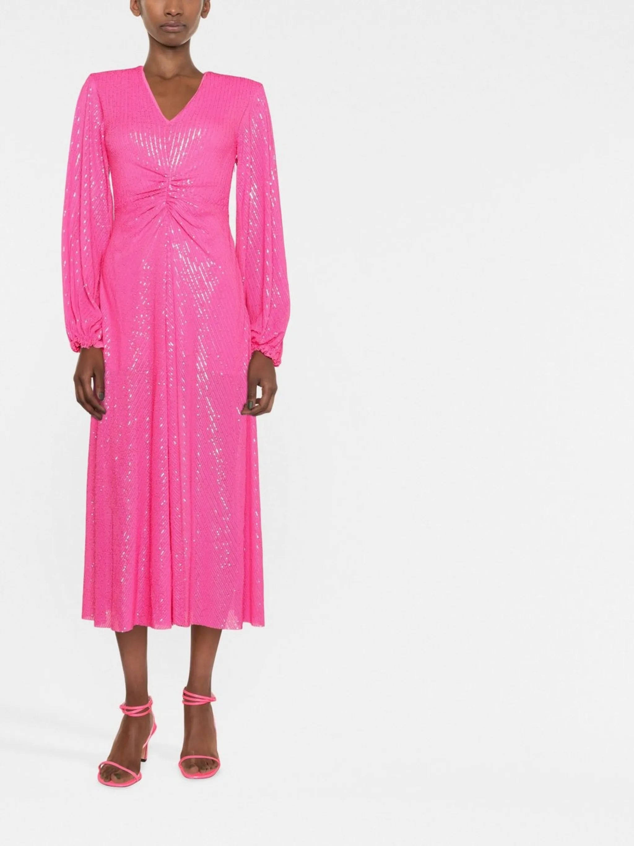 sequin-embellished dress