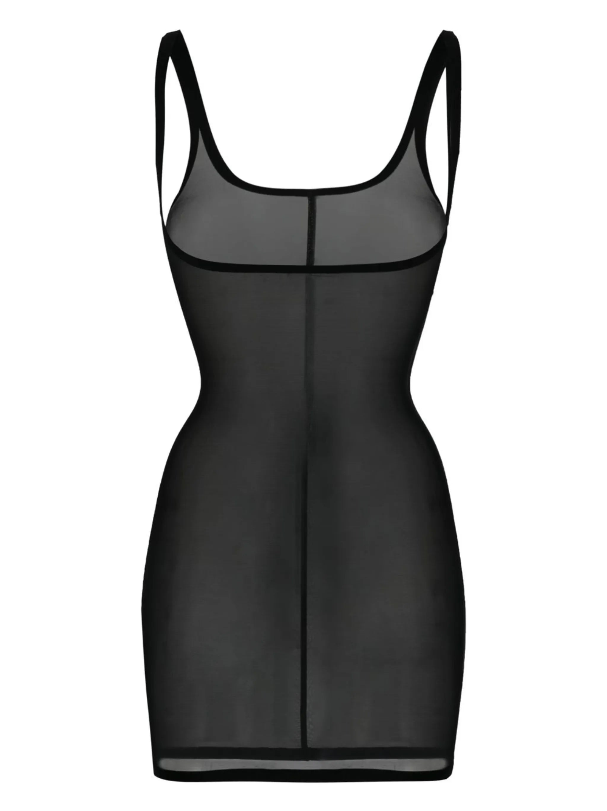 tulle mesh shapewear dress