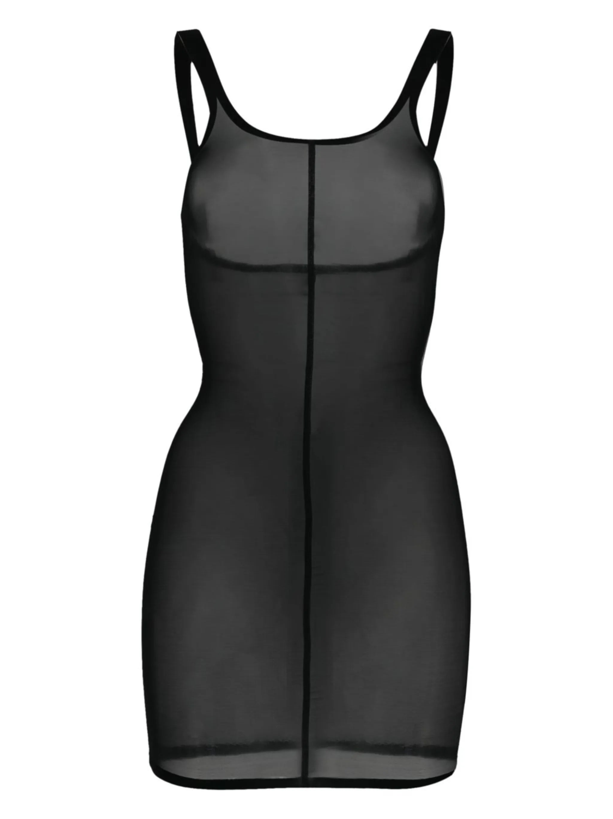tulle mesh shapewear dress