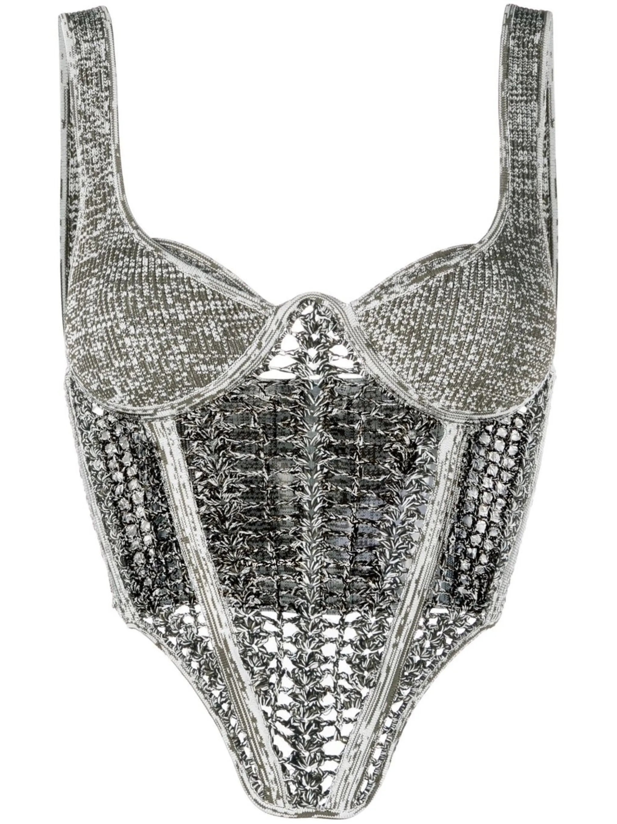 crochet-knit bodice