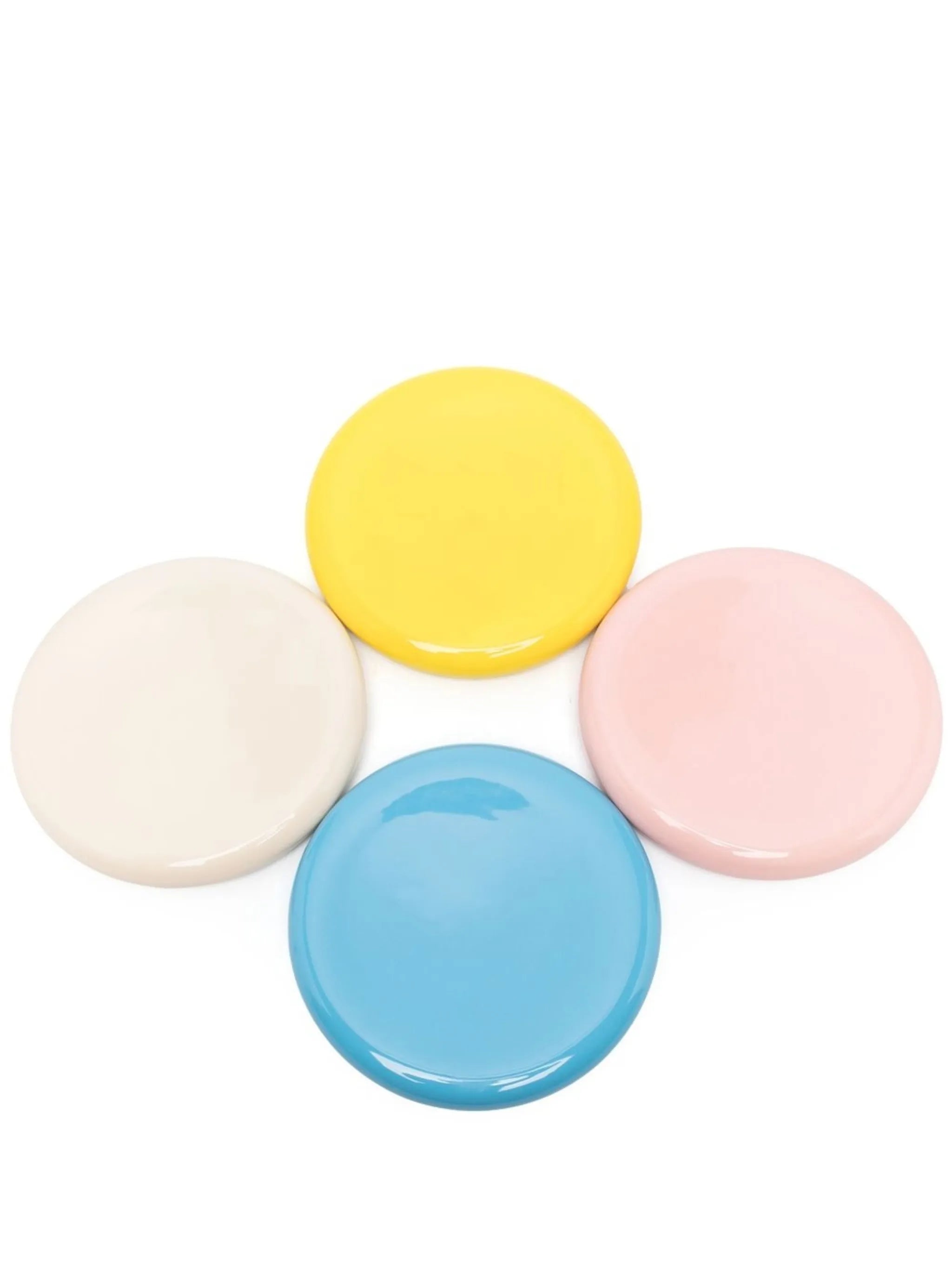 Puffy plates set of 4