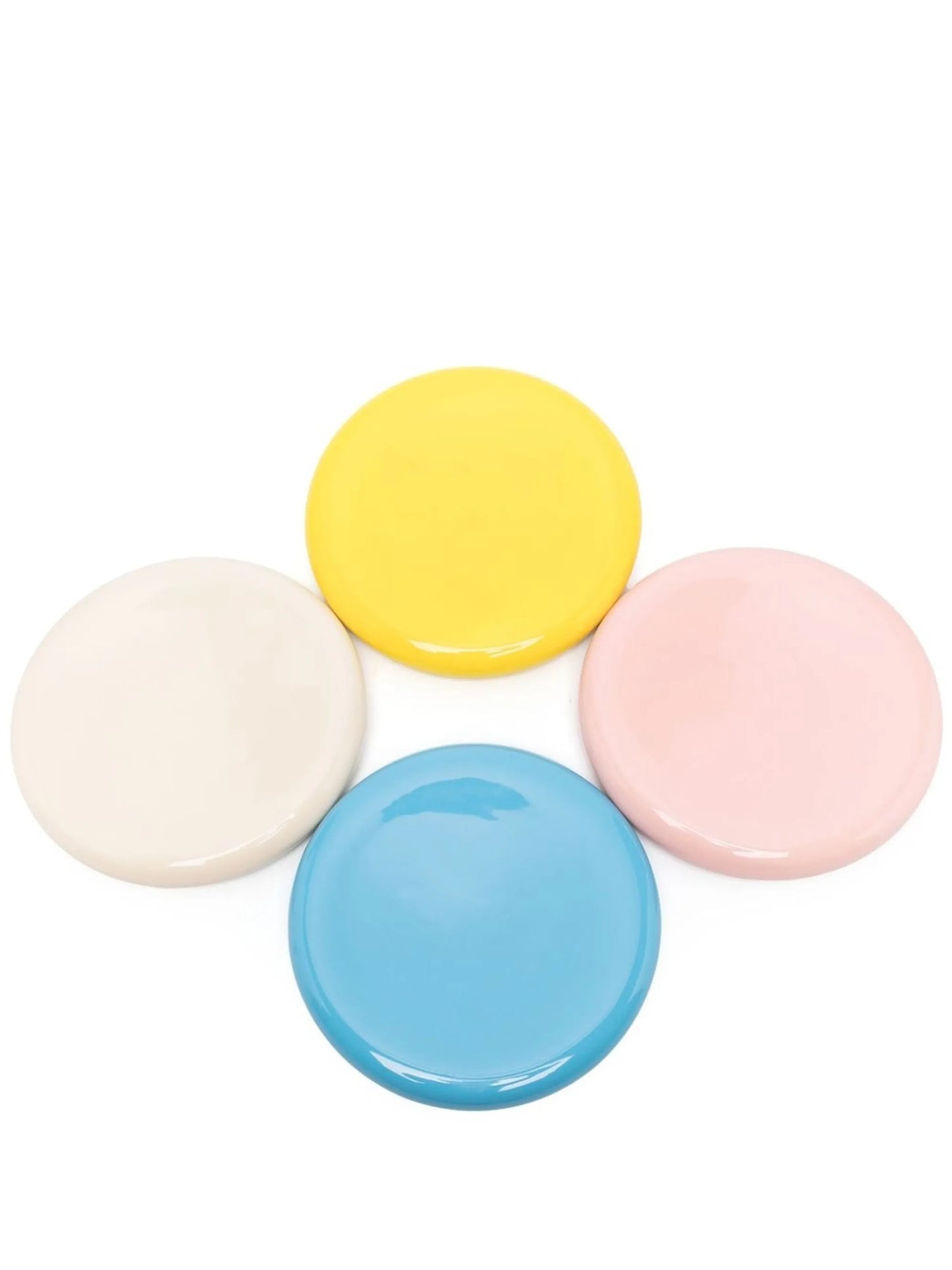Puffy plates set of 4