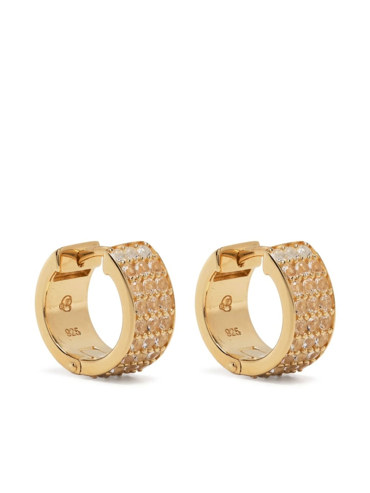 Candor crystal hoop earring
