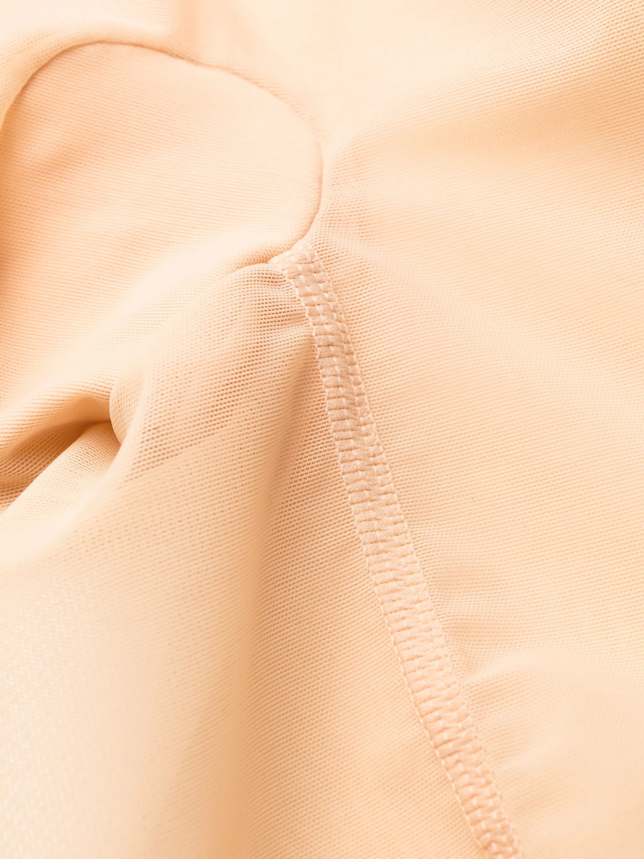 tulle-mesh sheer shorts