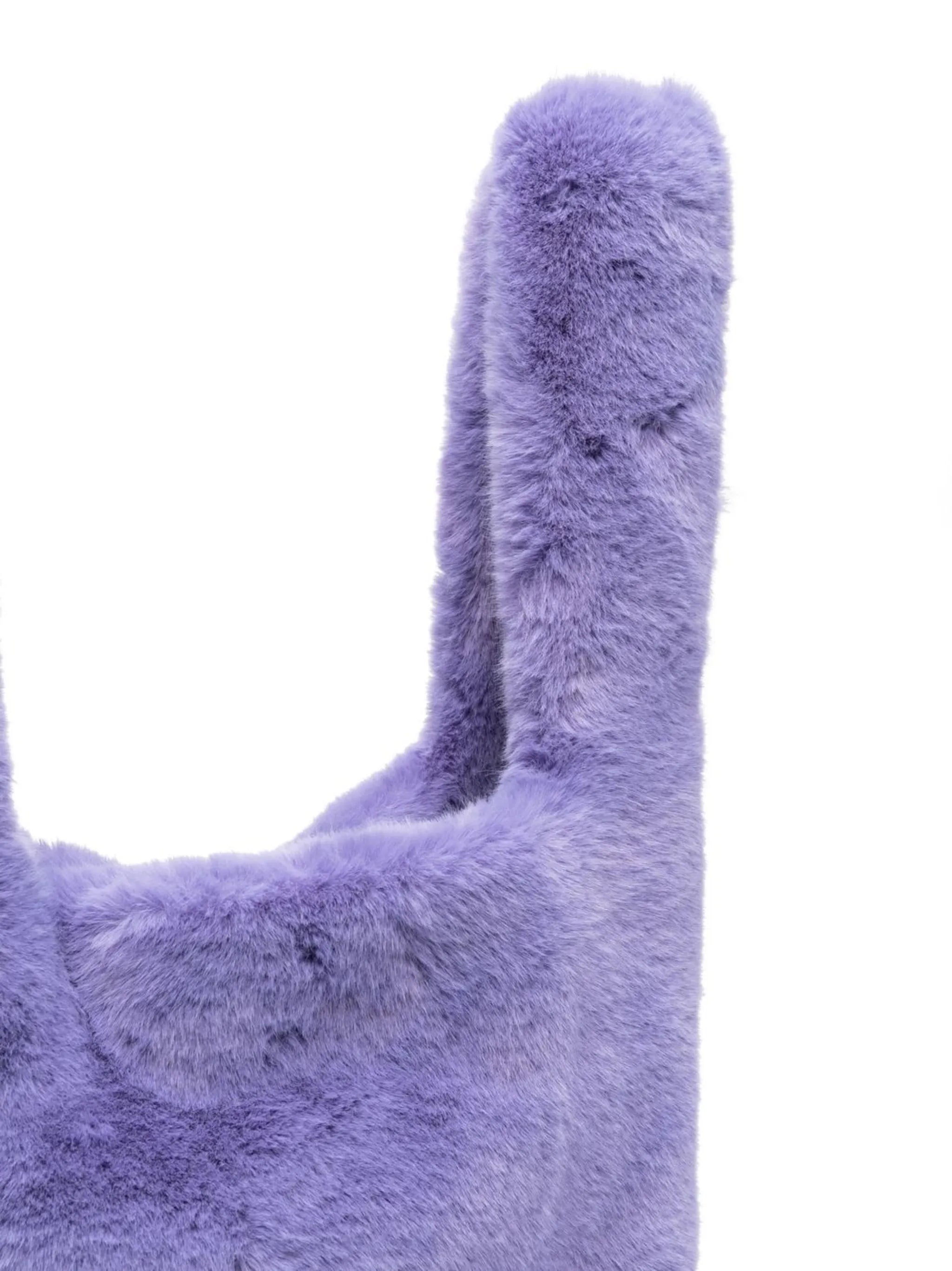 faux-fur tote bag
